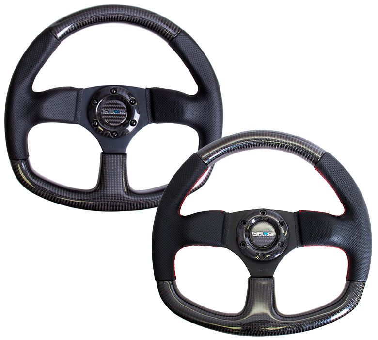 Image of NRG Innovations Stuur 320mm Carbon Leer