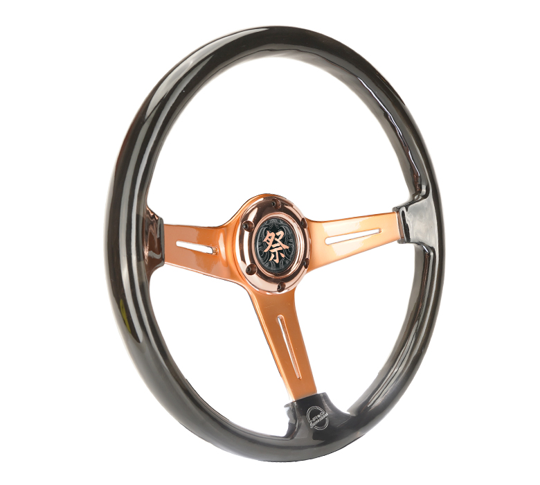 Image of NRG Innovations Stuur Matsuri Smoke - Rose Gold 350mm Acryl