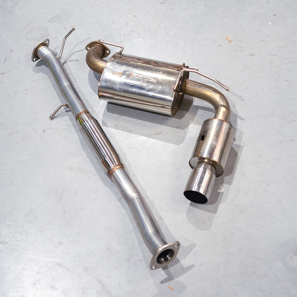 Image of SK-Import Cat-back Uitlaatsysteem TWEEDE KANS Roestvrij Staal Mazda MX-5
