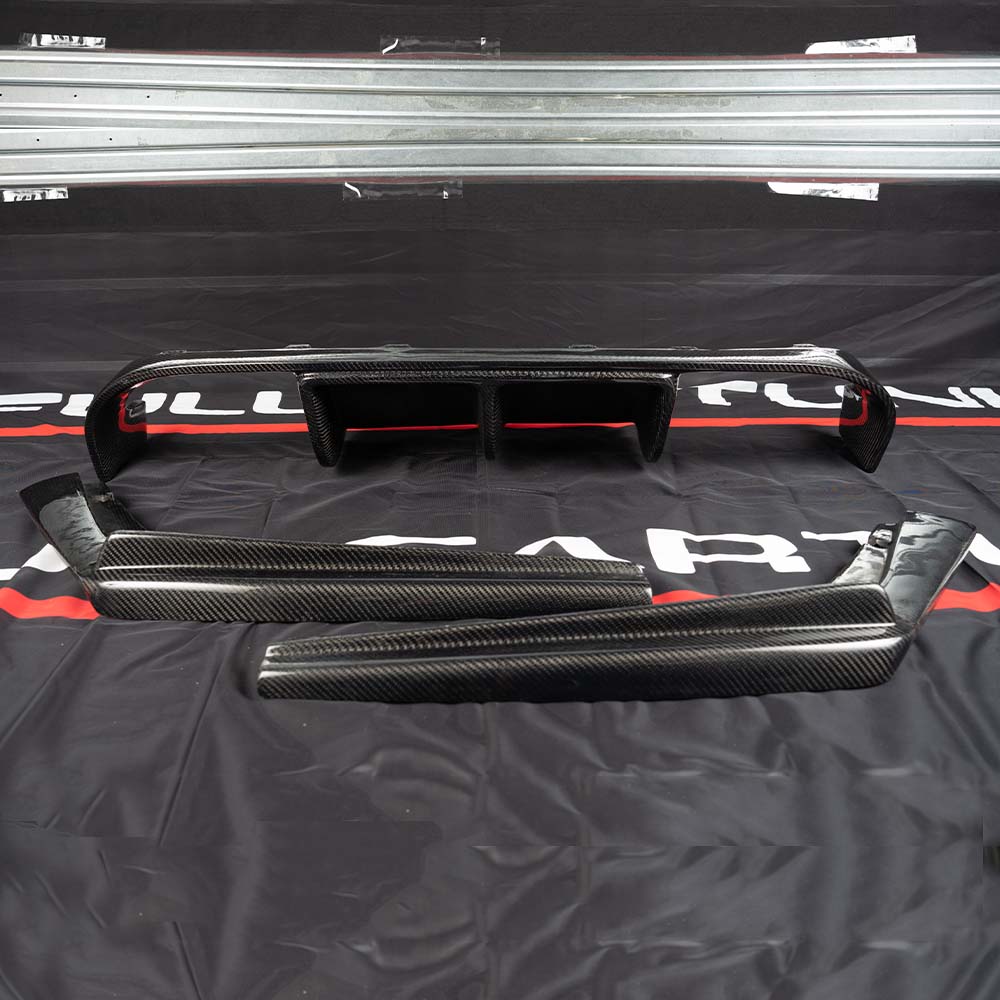 Image of CarbonWorks Achter Diffuser Vorsteiner Style TWEEDE KANS Carbon BMW 3-serie,4-serie