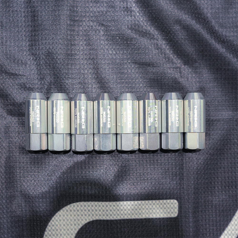 Image of NRG Innovations Wielmoeren TWEEDE KANS Zilver Aluminium M14x1.5