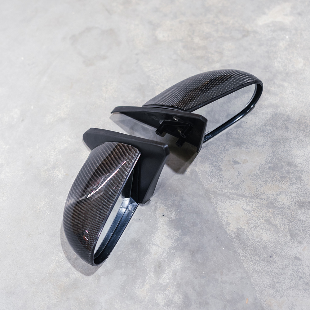 Image of CarbonWorks Zijspiegels Spoon Style TWEEDE KANS Carbon Honda Civic