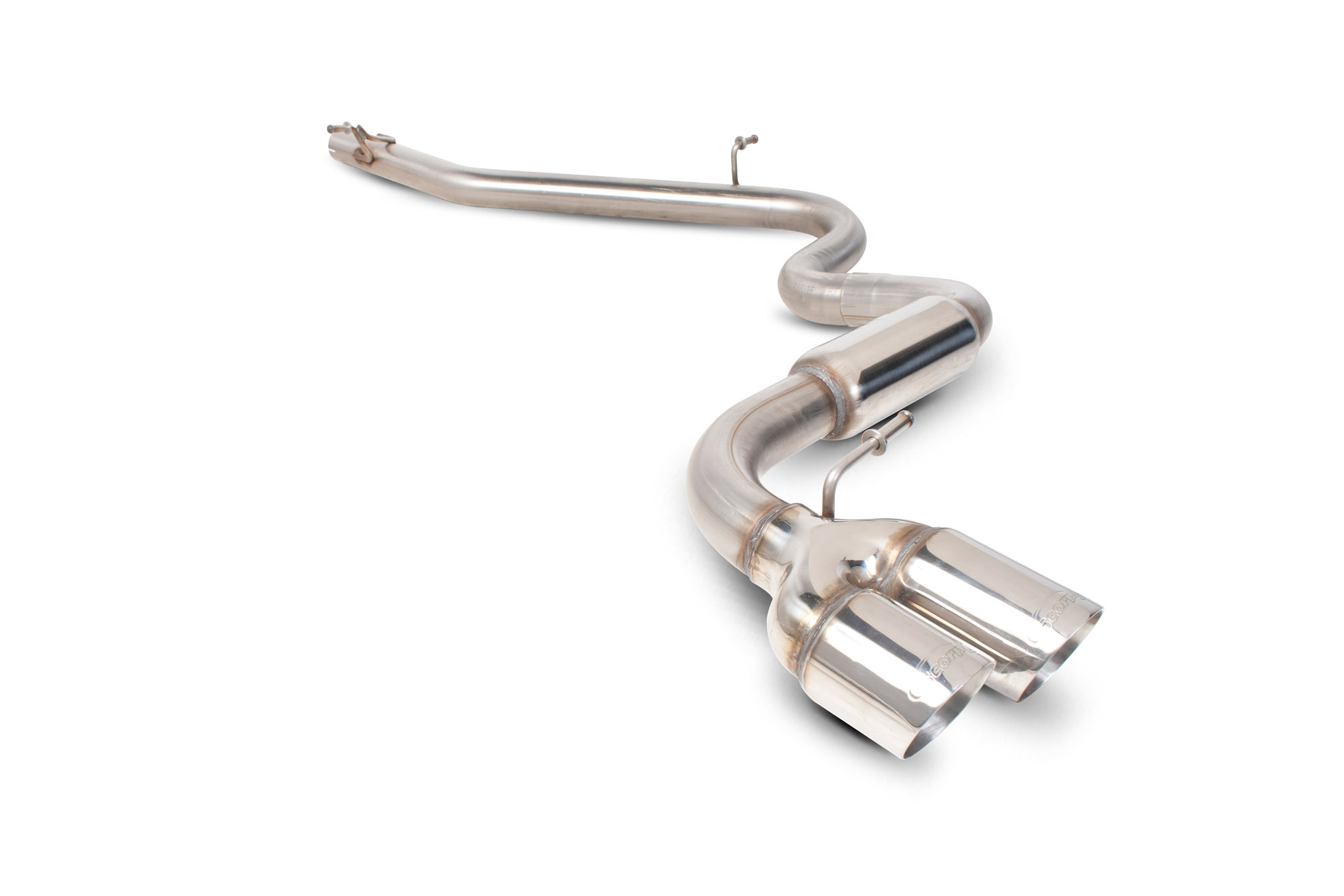 Image of Scorpion Exhausts Cat-back Uitlaatsysteem Twin STW 63.5mm Roestvrij Staal Audi TT