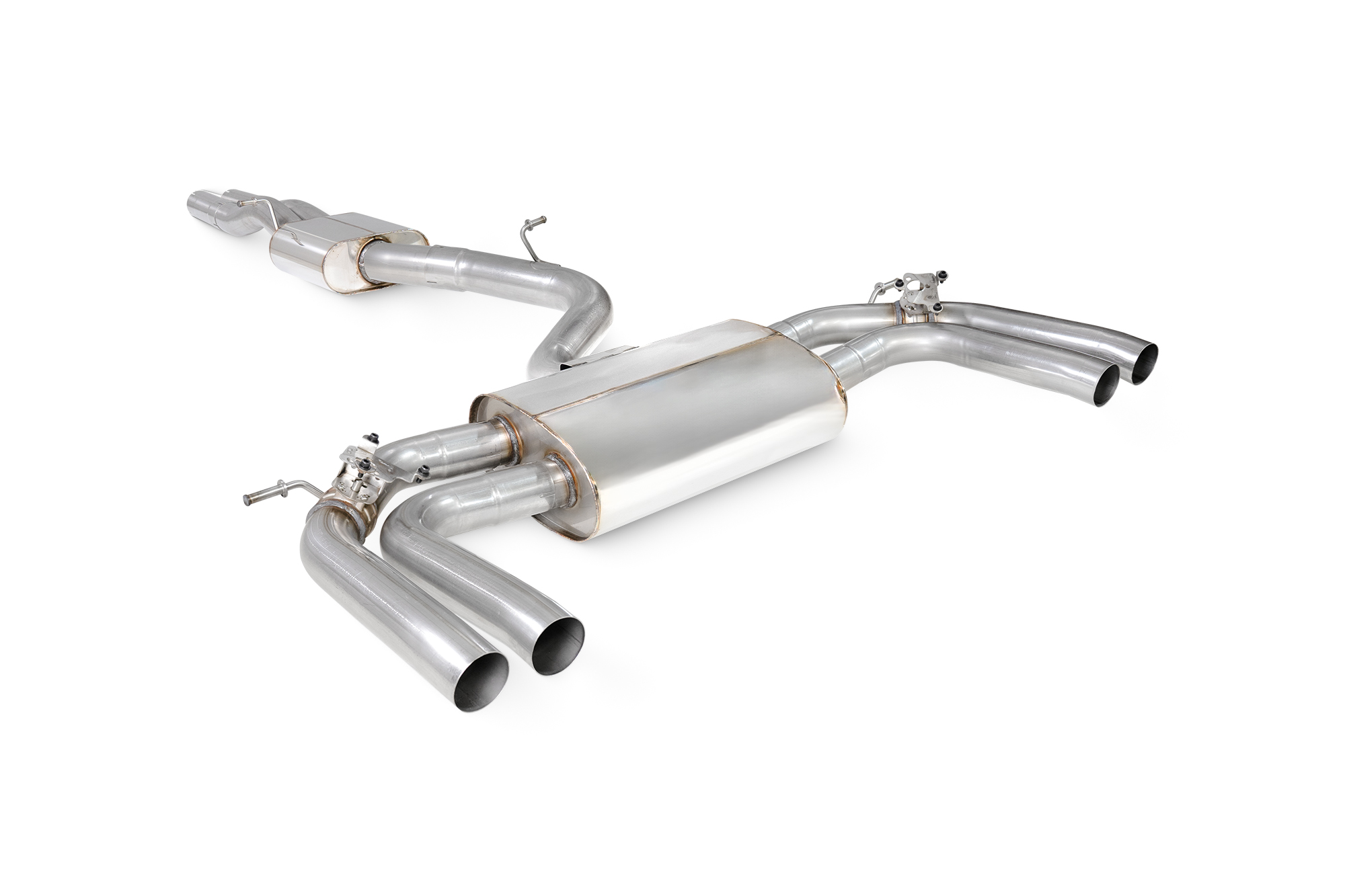 Image of Scorpion Exhausts Cat-back Uitlaatsysteem Valved 80mm Roestvrij Staal Audi RS3
