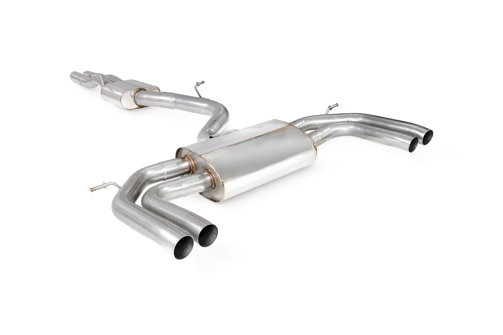 Image of Scorpion Exhausts Cat-back Uitlaatsysteem Non-Valved 80mm Roestvrij Staal Audi RS3