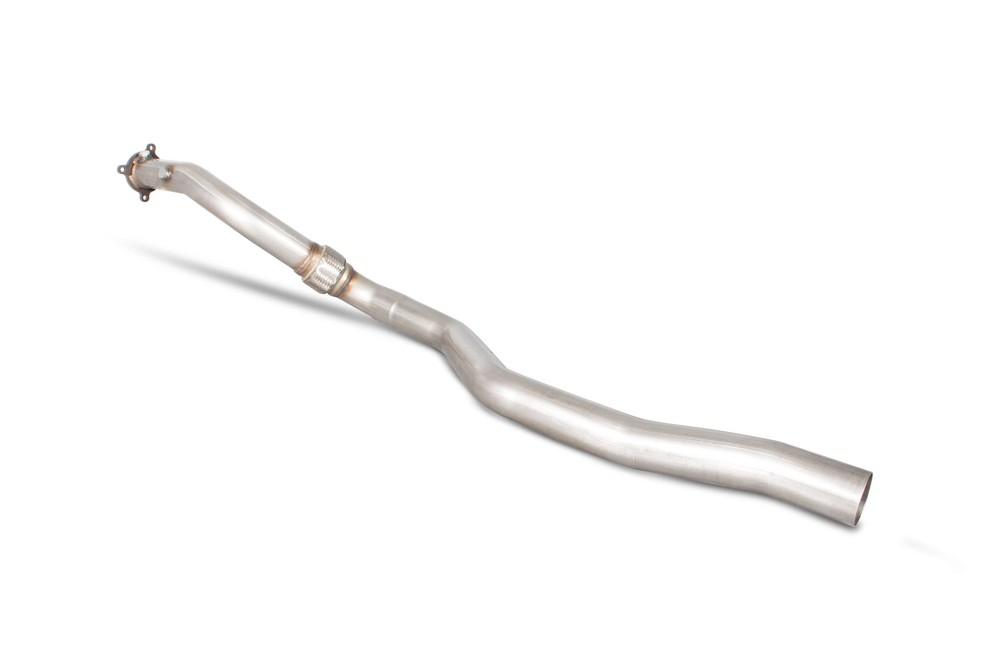 Image of Scorpion Exhausts Catless Downpipe 76mm Roestvrij Staal Audi A4