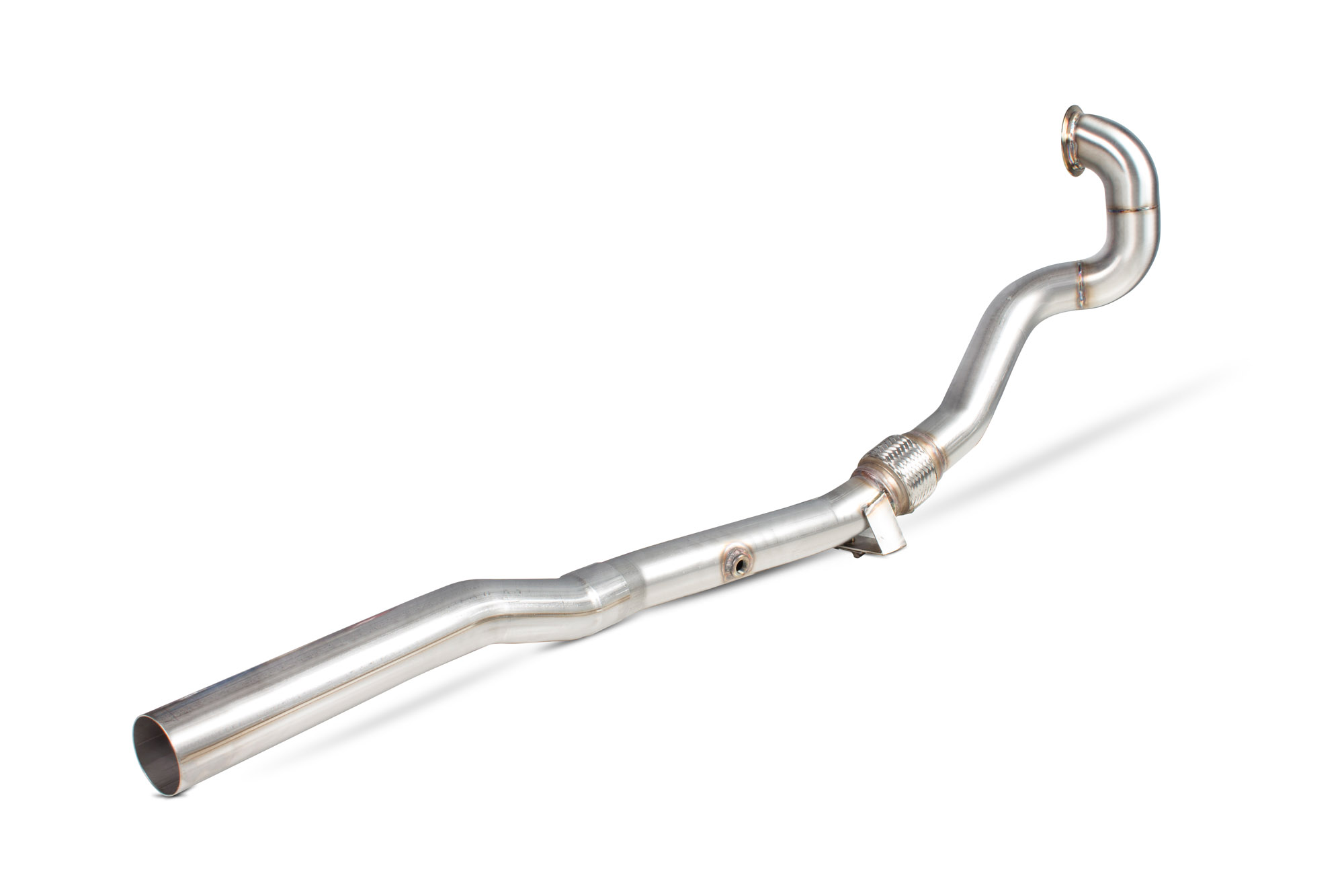 Image of Scorpion Exhausts Catless Downpipe 76mm Roestvrij Staal Audi S1