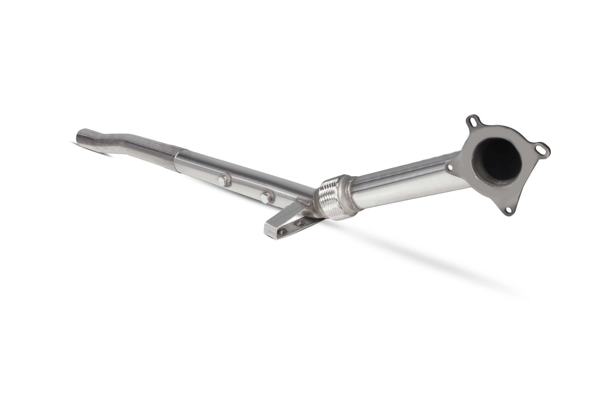 Image of Scorpion Exhausts Catless Downpipe 76mm Roestvrij Staal Audi S3