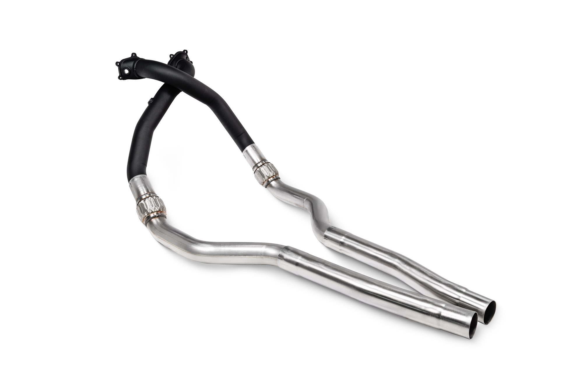 Image of Scorpion Exhausts Catless Downpipe Met frontpipes met grote boring 76mm Roestvrij Staal Audi RS6,RS7