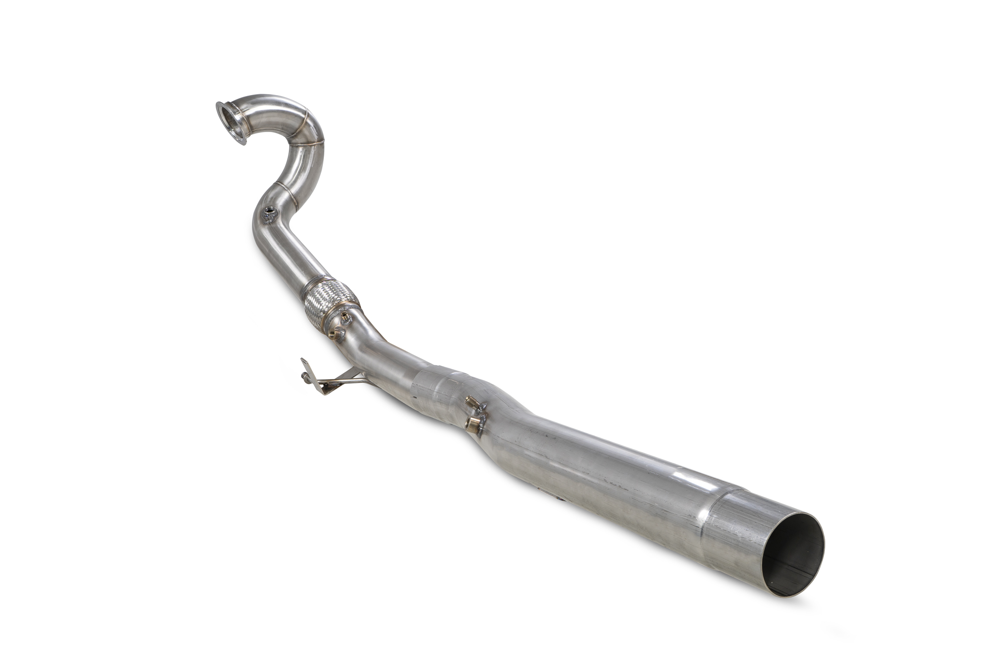 Image of Scorpion Exhausts Catless Downpipe 80mm Roestvrij Staal Audi SQ2