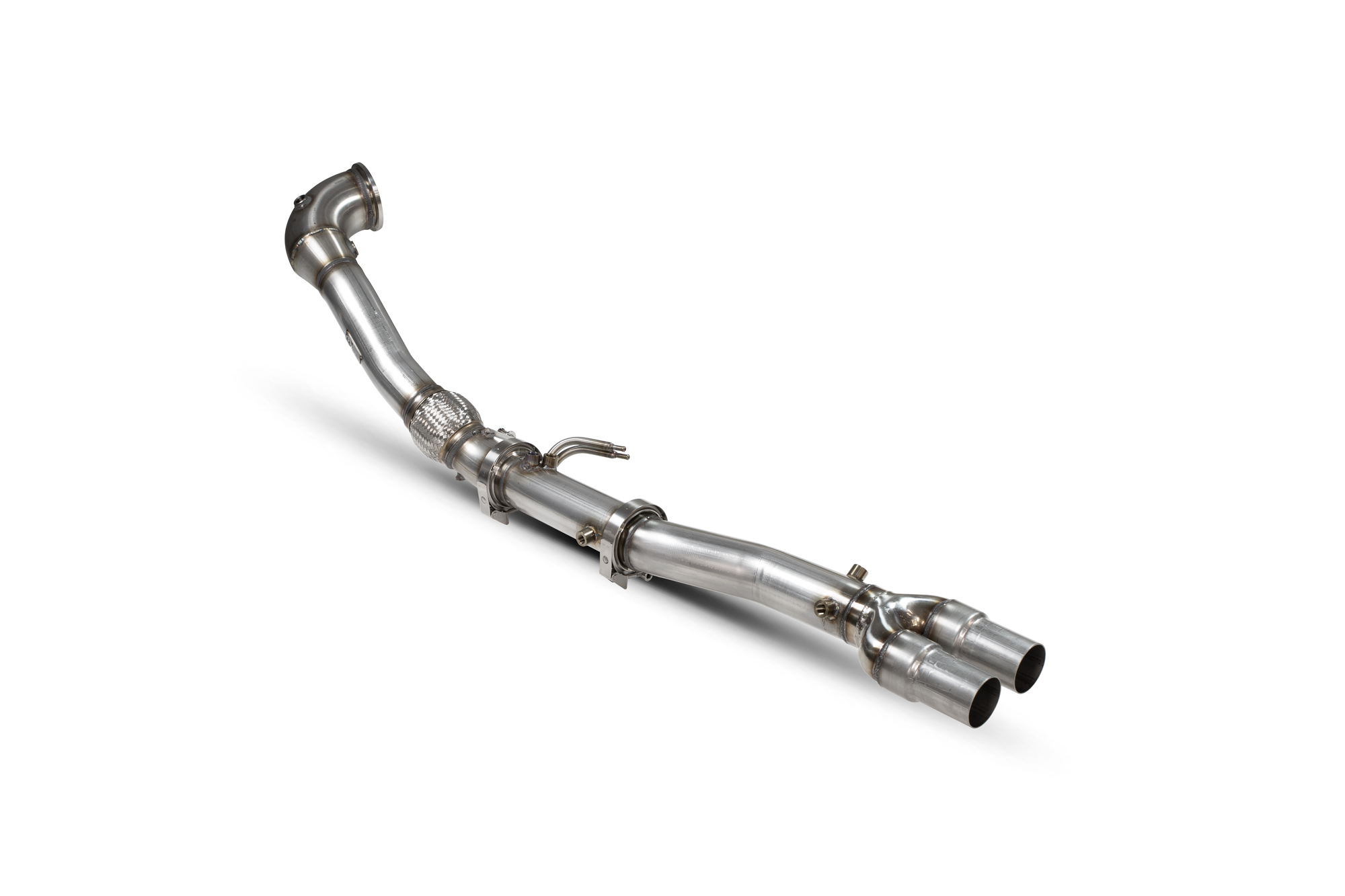 Image of Scorpion Exhausts Catless Downpipe 100mm Roestvrij Staal Audi RSQ3