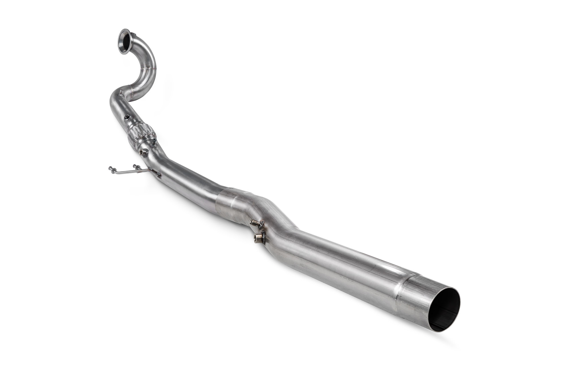 Image of Scorpion Exhausts Catless Downpipe 80mm Roestvrij Staal Audi SQ2