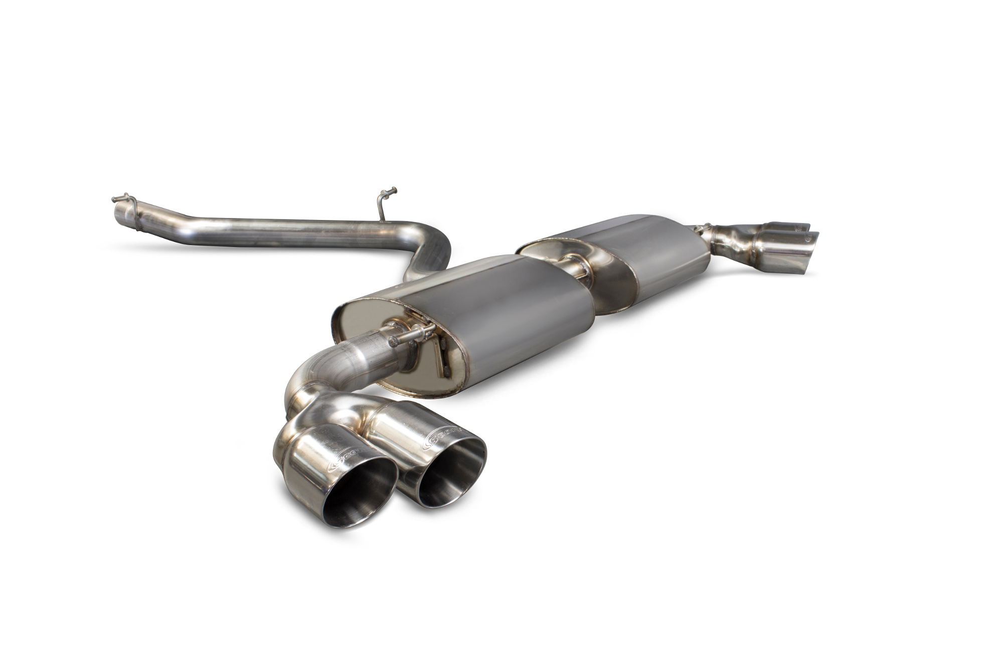 Image of Scorpion Exhausts Cat-back Uitlaatsysteem Daytona 70mm Roestvrij Staal Audi TT, TT S