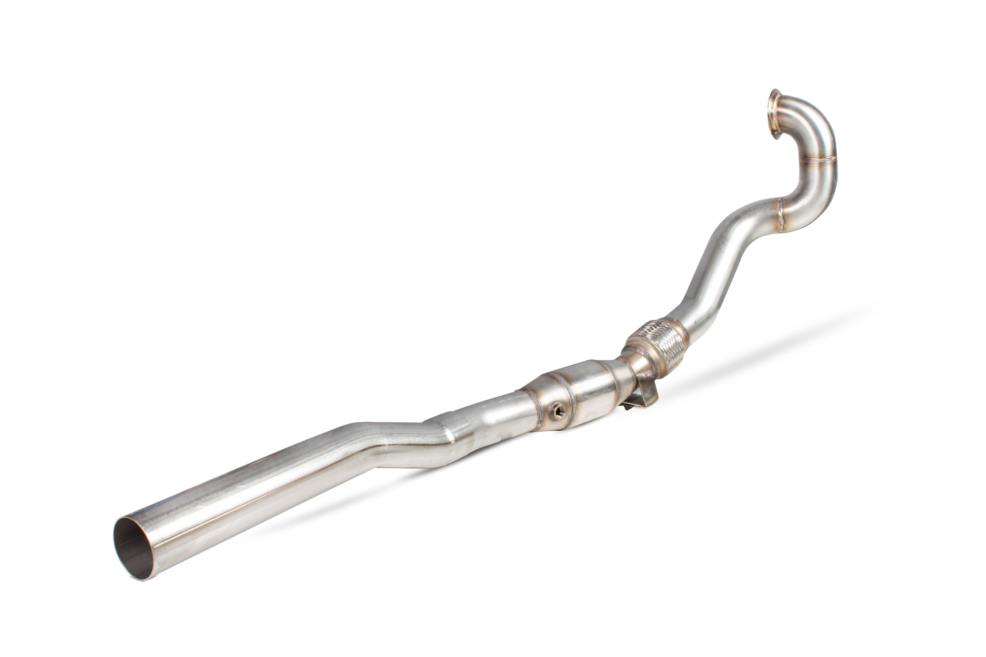 Image of Scorpion Exhausts Downpipe Met High Flow Katalysator 76mm Roestvrij Staal Audi S1