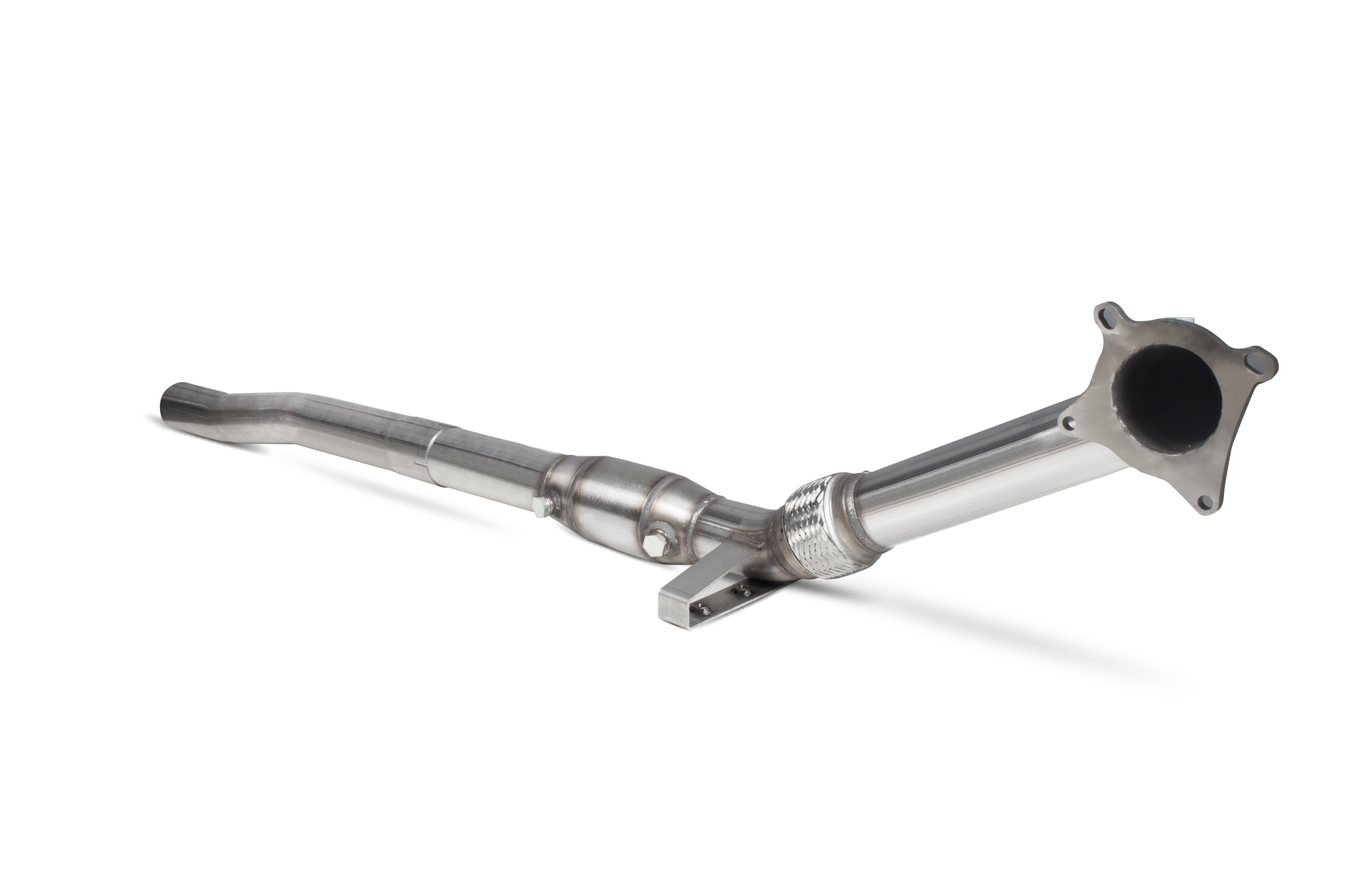 Image of Scorpion Exhausts Downpipe Met High Flow Katalysator 76mm Roestvrij Staal Audi S3