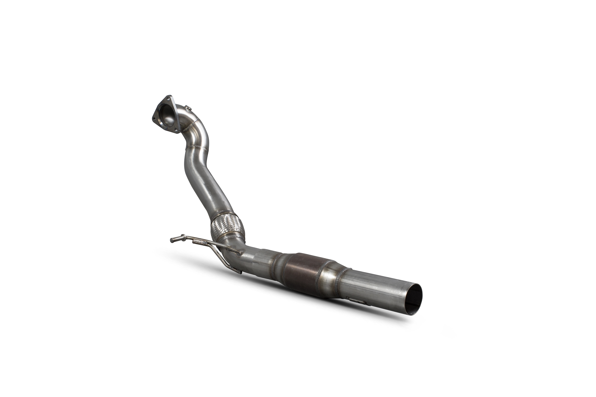 Image of Scorpion Exhausts Downpipe Met High Flow Katalysator 76mm Roestvrij Staal Audi TT