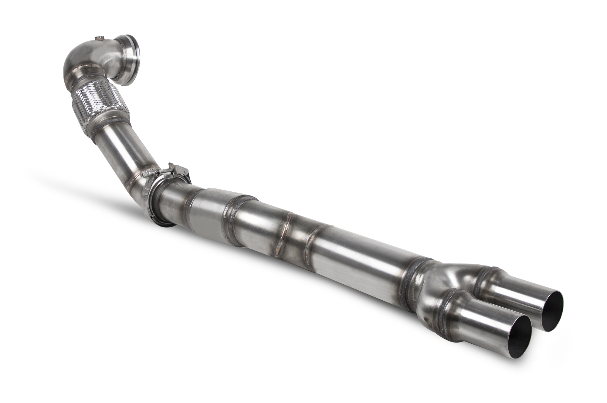 Image of Scorpion Exhausts Downpipe Met High Flow Katalysator 100mm Roestvrij Staal Audi RS3,TTRS