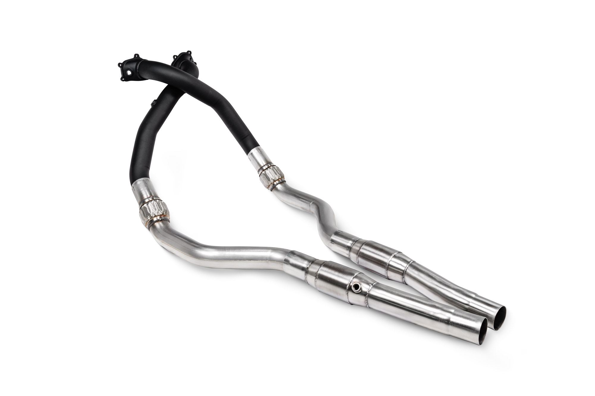 Image of Scorpion Exhausts Downpipe Sports Cat Met frontpipes met grote boring 76mm Roestvrij Staal Audi RS6,RS7