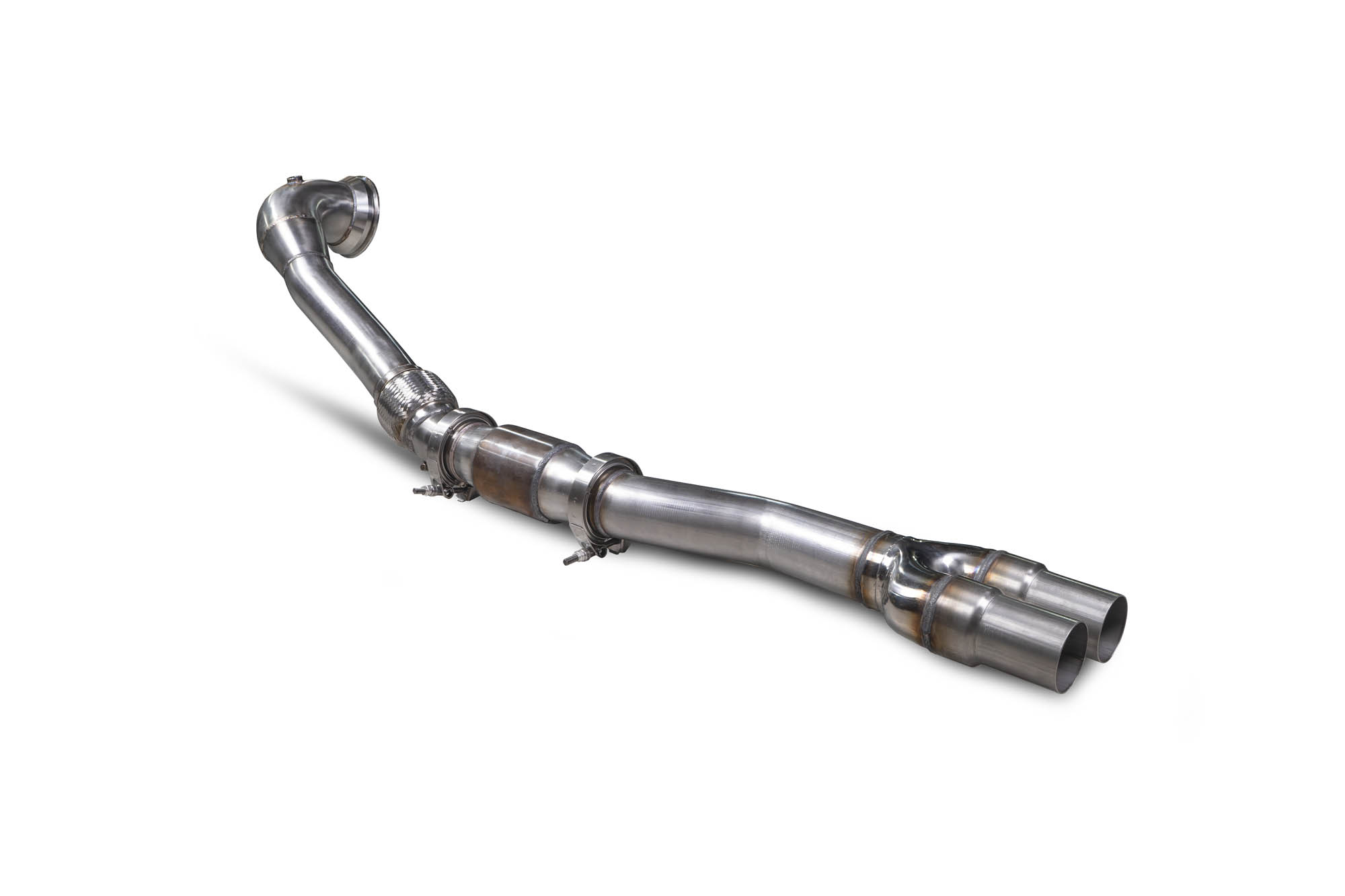 Image of Scorpion Exhausts Downpipe Met Sport Katalysator 100mm Roestvrij Staal Audi RS3 Pre Facelift