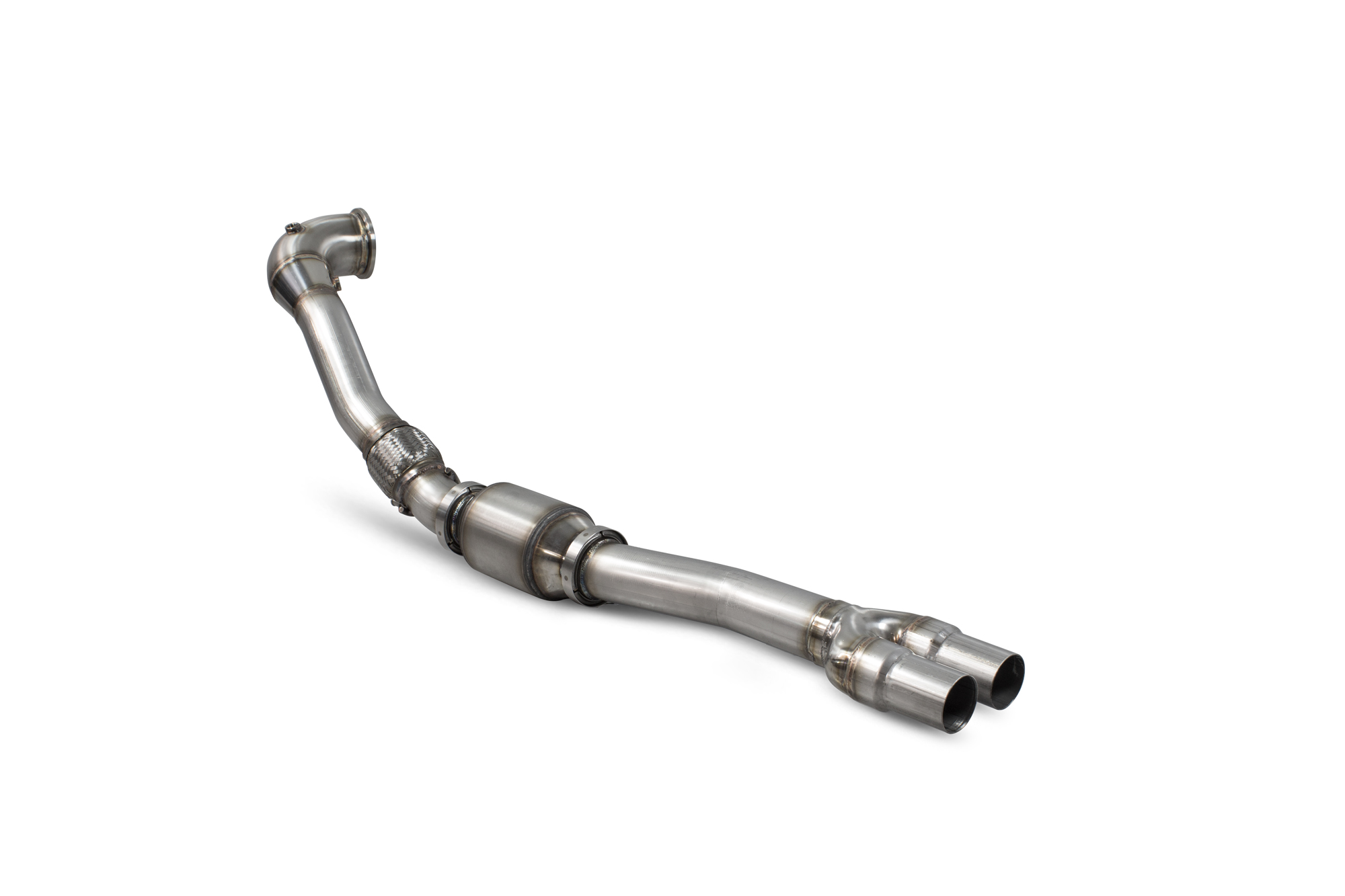 Image of Scorpion Exhausts Downpipe Met High Flow Katalysator 100mm Roestvrij Staal Audi RS3