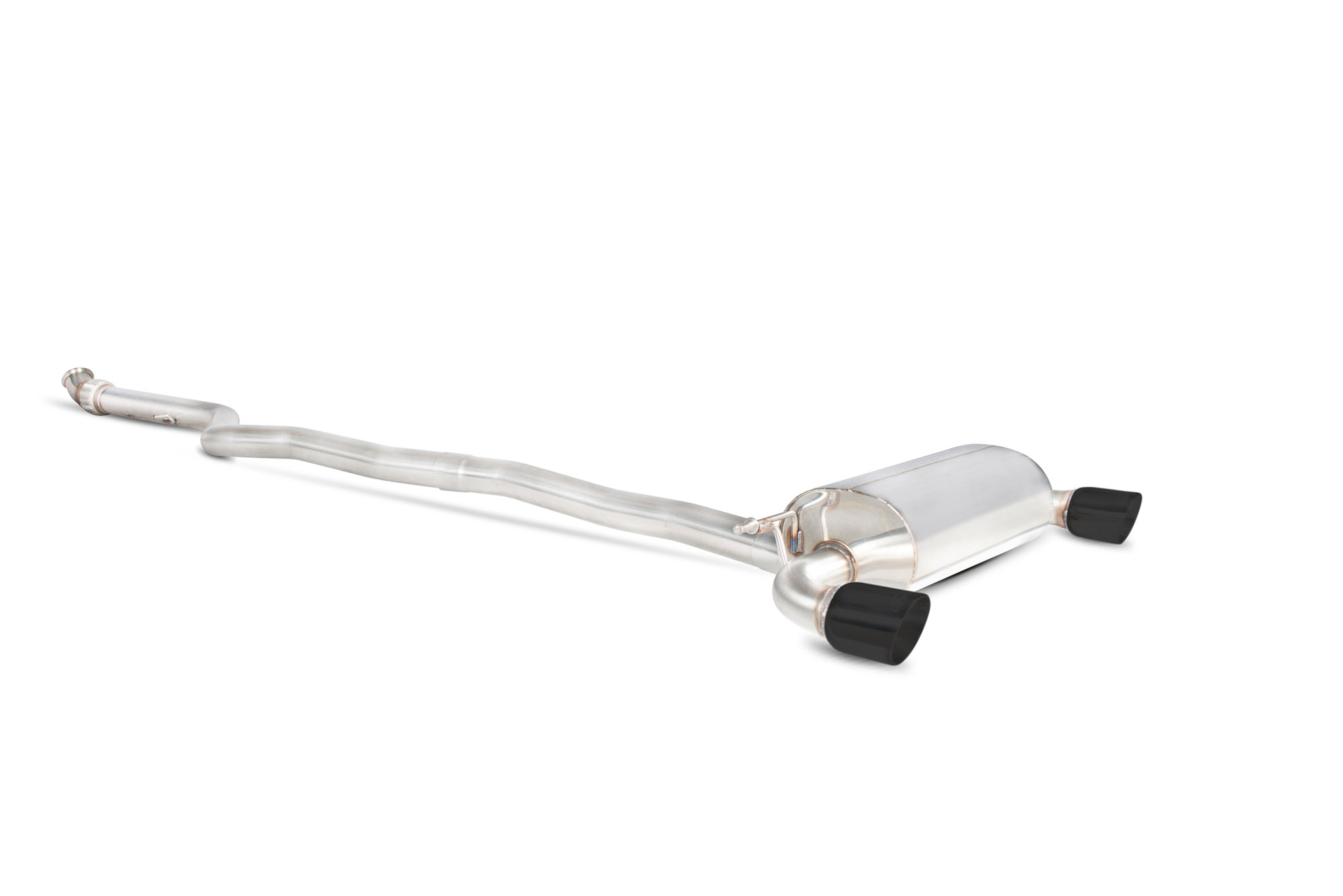 Image of Scorpion Exhausts Cat-back Uitlaatsysteem Daytona Ceramic 76mm Roestvrij Staal BMW 1 Serie