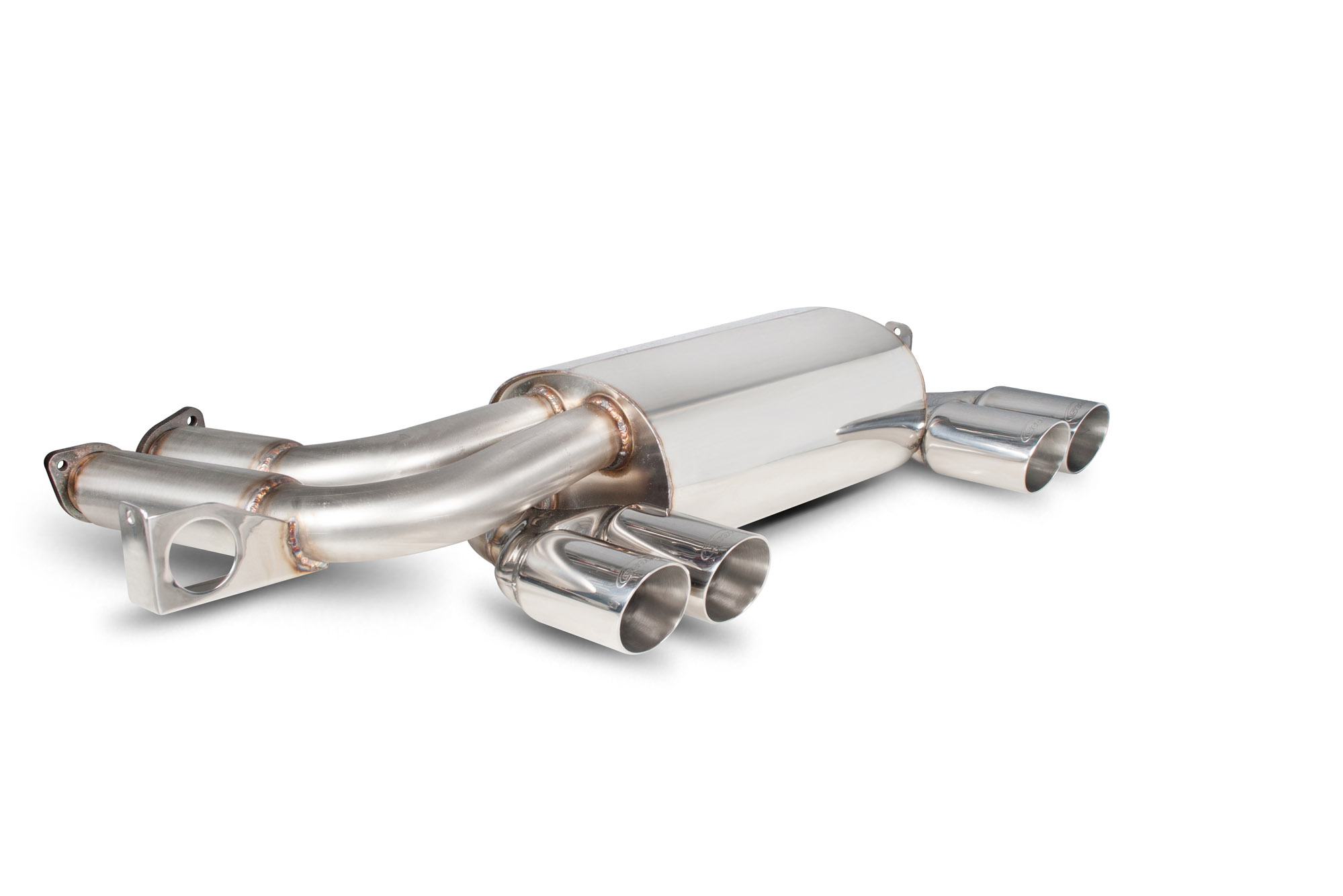 Image of Scorpion Exhausts Uitlaat Demper Daytona 63.5mm Roestvrij Staal BMW 3-serie