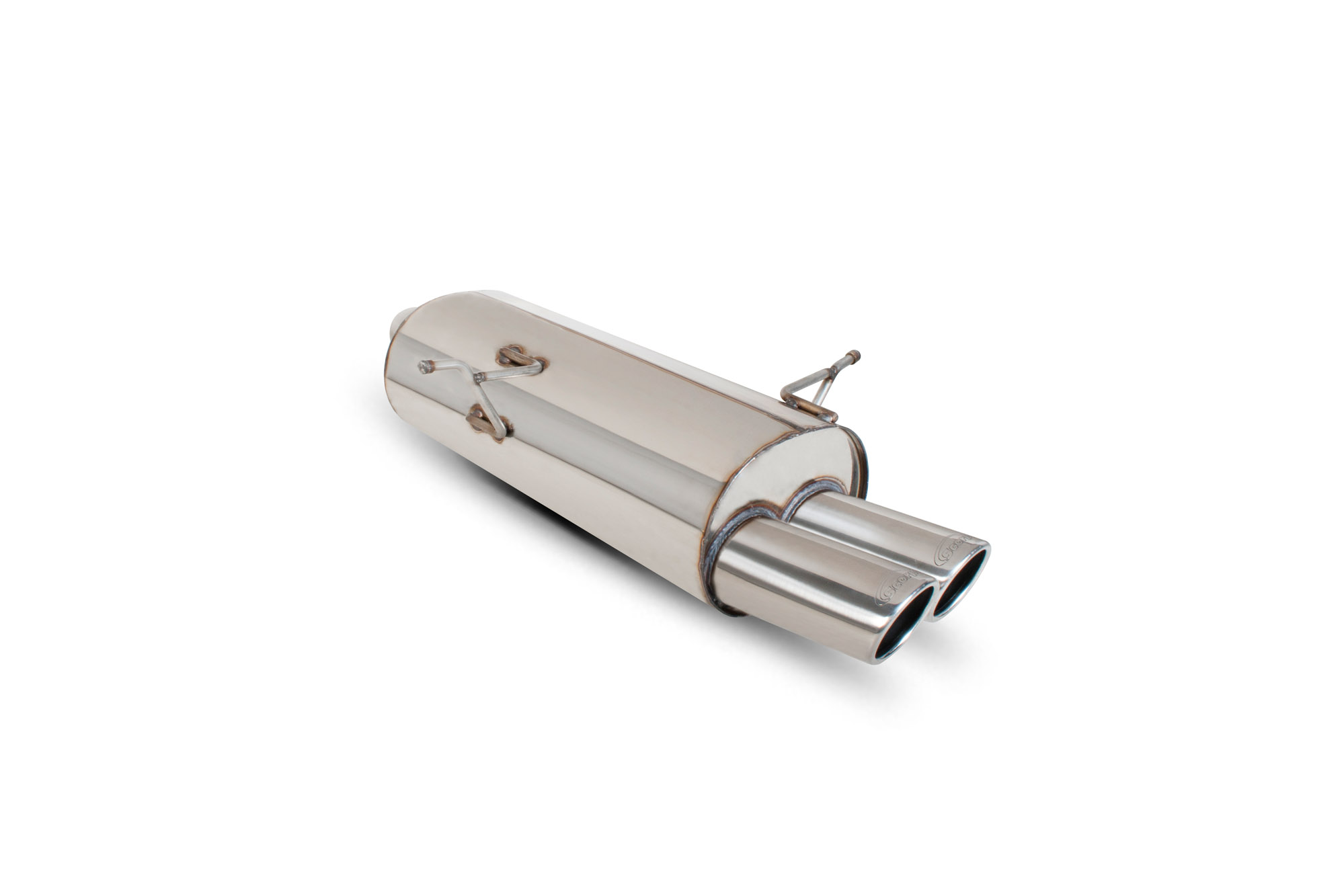 Image of Scorpion Exhausts Uitlaat Demper Twin Monaco 63.5mm Roestvrij Staal BMW 3-serie