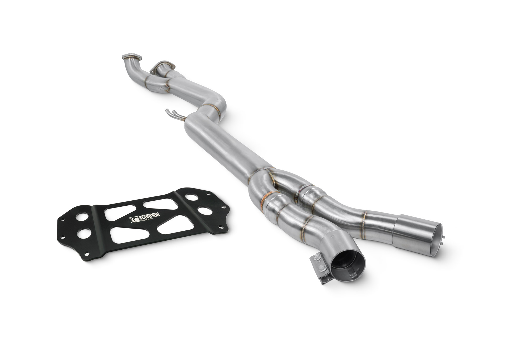 Image of Scorpion Exhausts Tussendemper Single 89.9mm Roestvrij Staal BMW 3-serie,4-serie