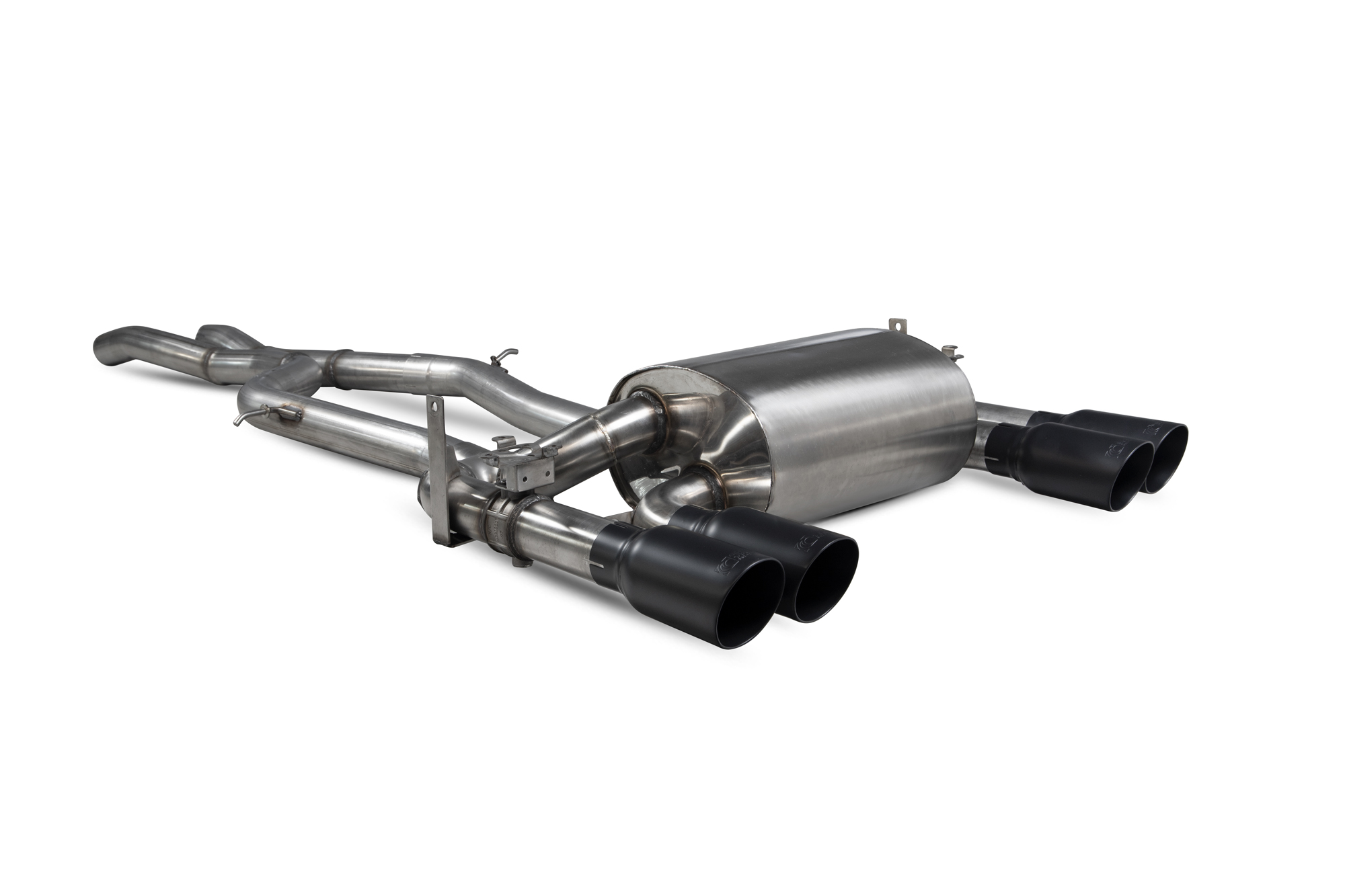 Image of Scorpion Exhausts Cat-back Uitlaatsysteem Valved Daytona Ceramic 70mm Roestvrij Staal BMW 3-serie,4-serie