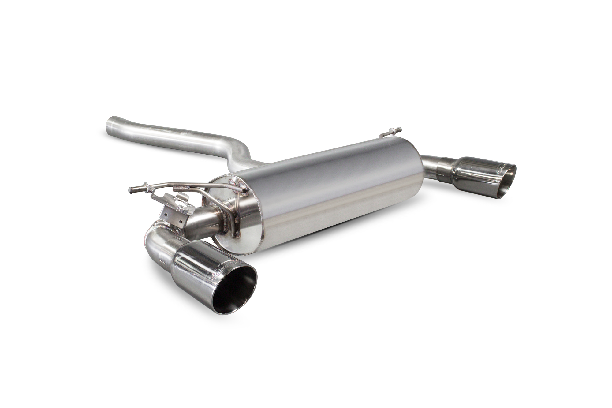 Image of Scorpion Exhausts Cat-back Uitlaatsysteem Daytona 80mm Roestvrij Staal BMW 1 Serie