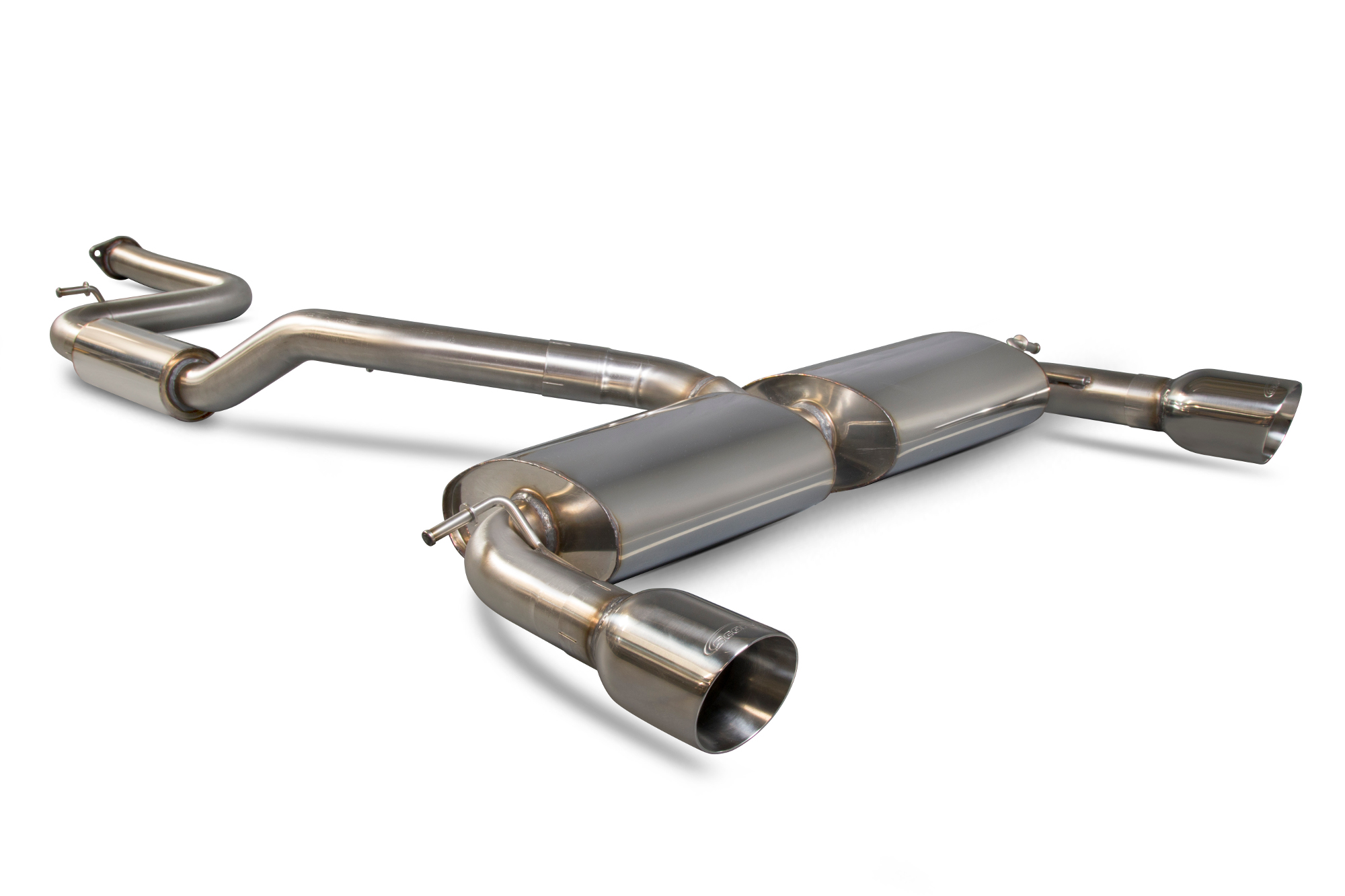 Image of Scorpion Exhausts Cat-back Uitlaatsysteem Daytona 63.5mm Roestvrij Staal Ford Focus