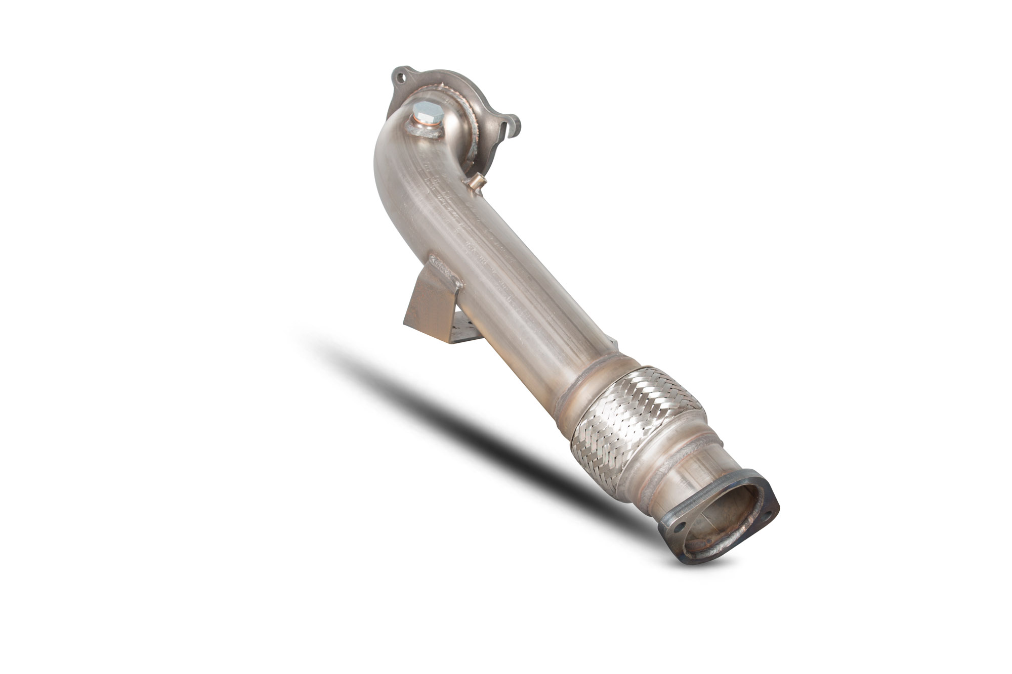 Image of Scorpion Exhausts Catless Downpipe 76mm Roestvrij Staal Ford Fiesta