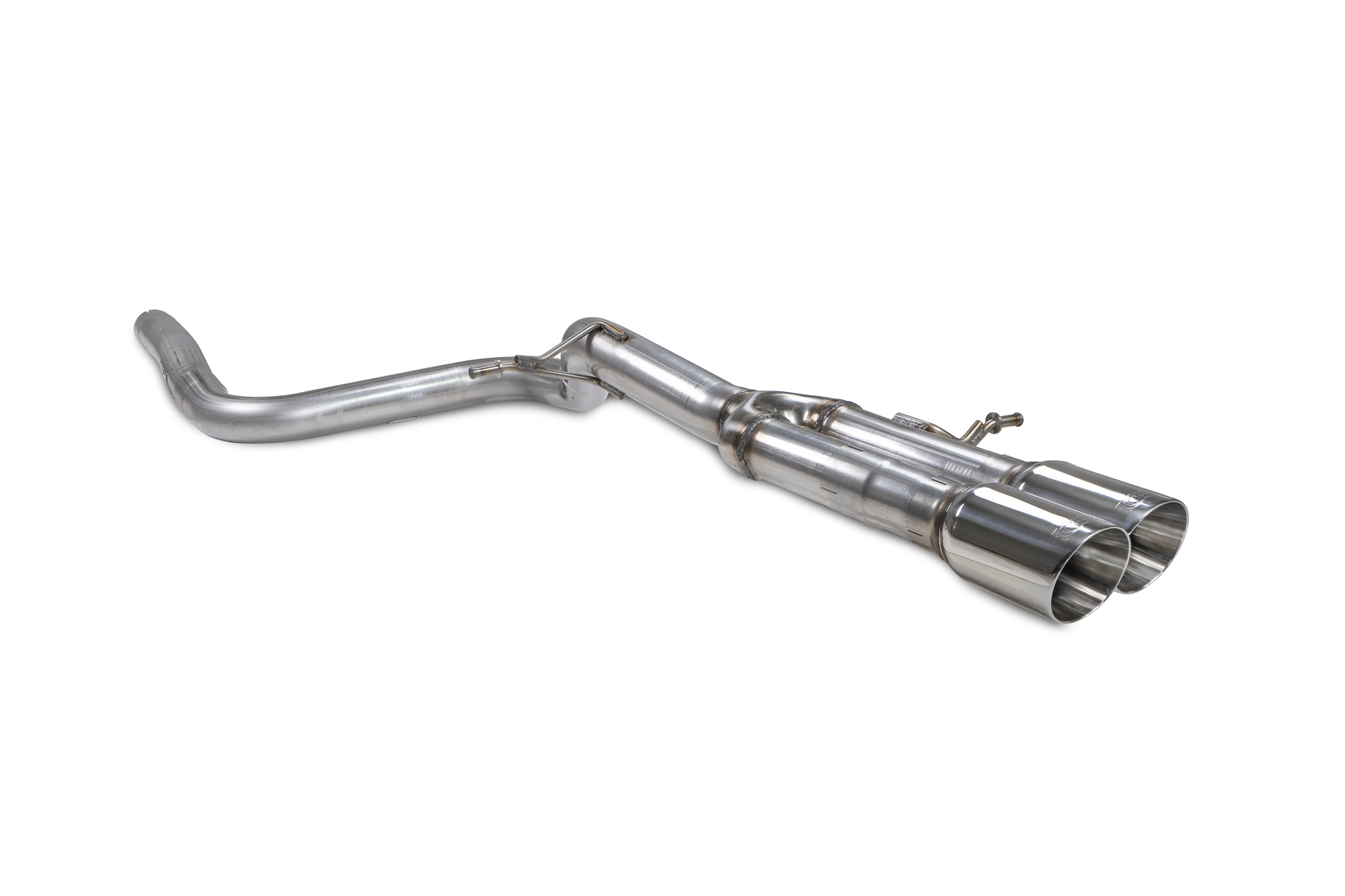 Image of Scorpion Exhausts Cat-back Uitlaatsysteem Predator Non-Valved Daytona 70mm Roestvrij Staal Ford Fiesta