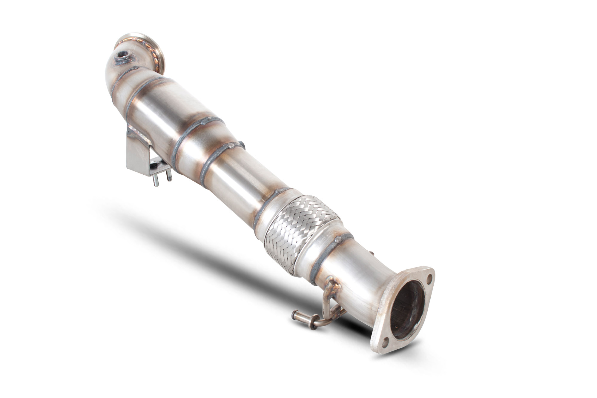 Image of Scorpion Exhausts Downpipe Met High Flow Katalysator 76mm Roestvrij Staal Ford Focus