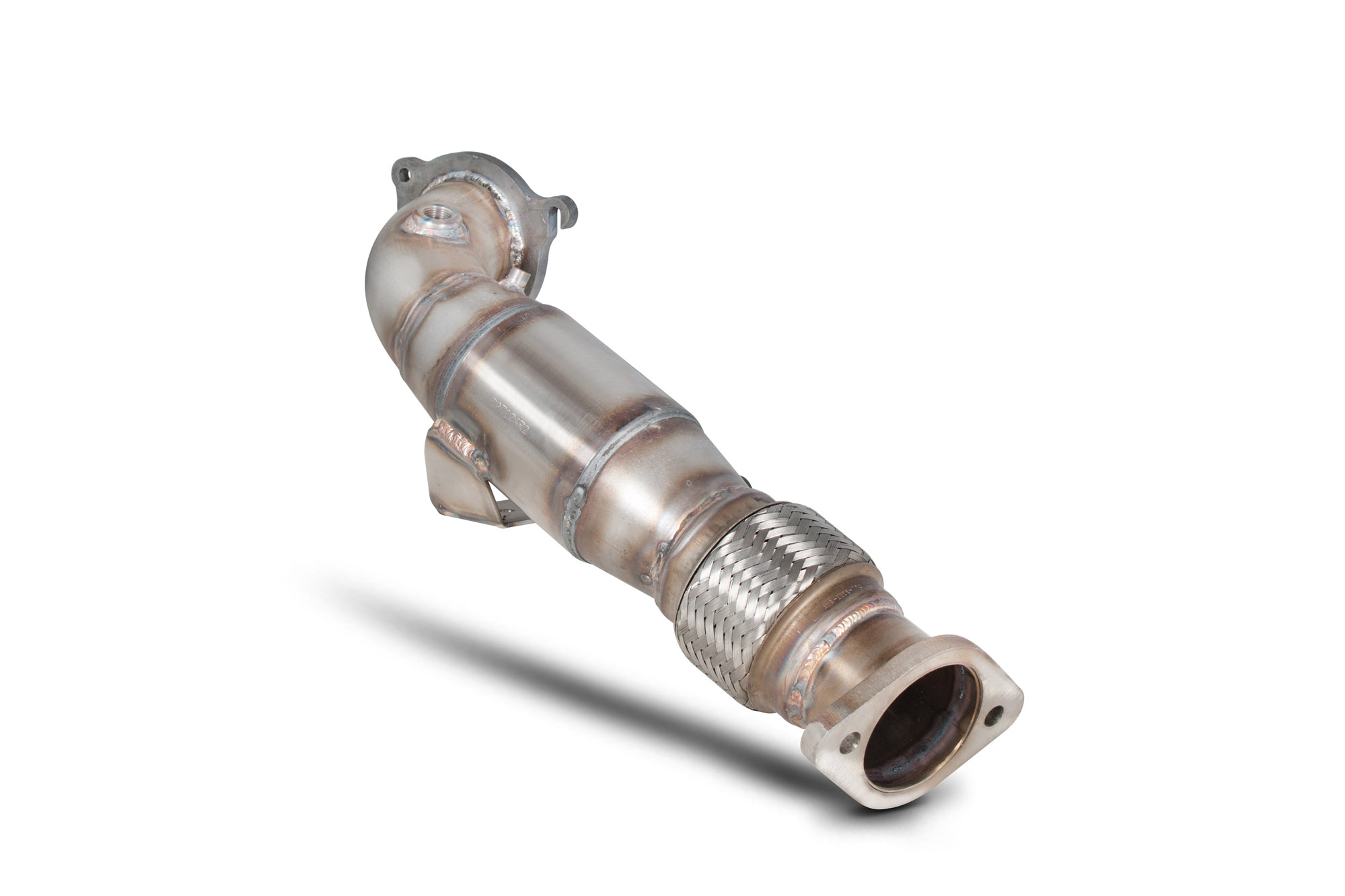 Image of Scorpion Exhausts Downpipe Met High Flow Katalysator 76mm Roestvrij Staal Ford Fiesta