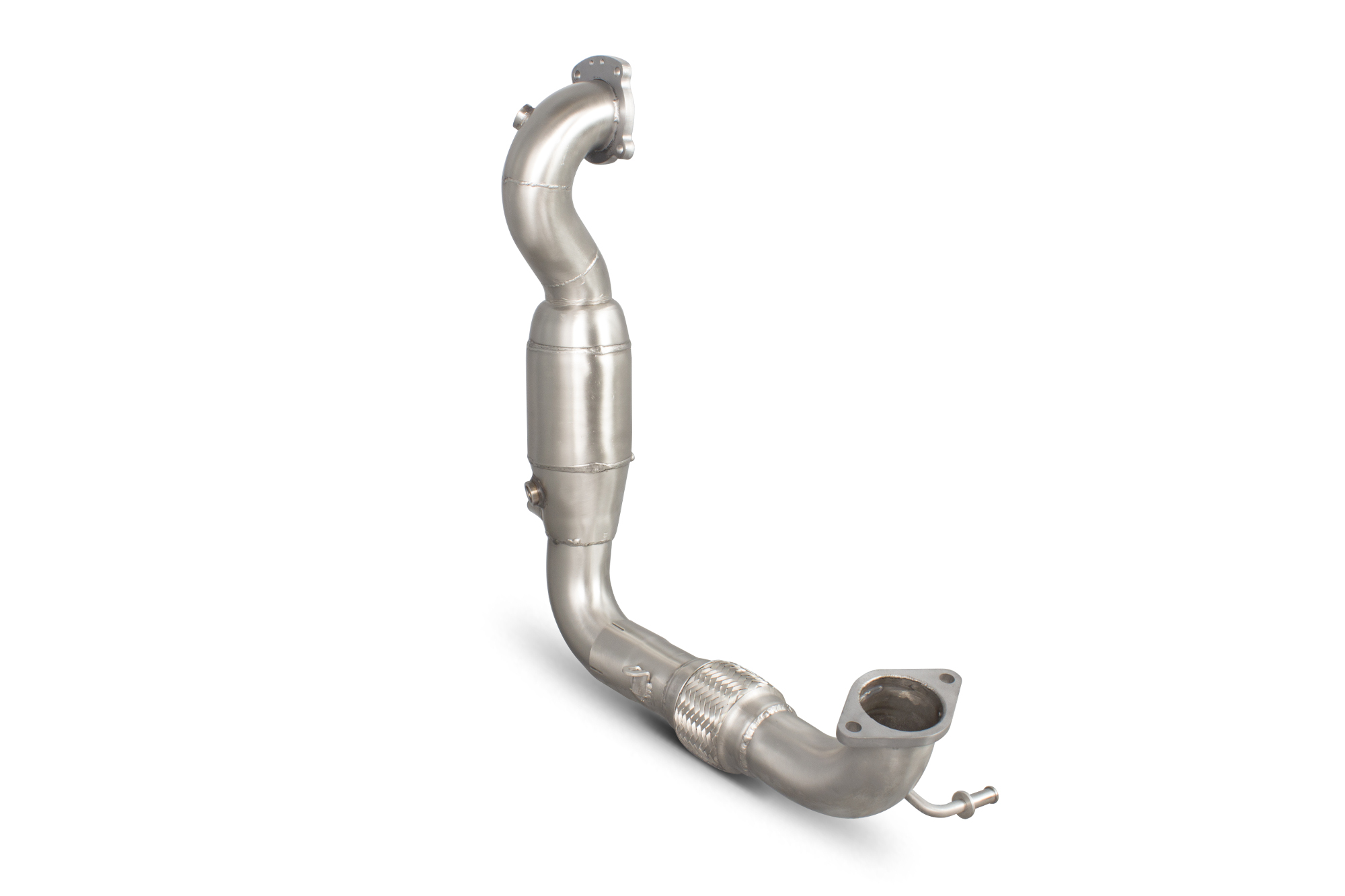 Image of Scorpion Exhausts Downpipe Met High Flow Katalysator 63.5mm Roestvrij Staal Ford Fiesta