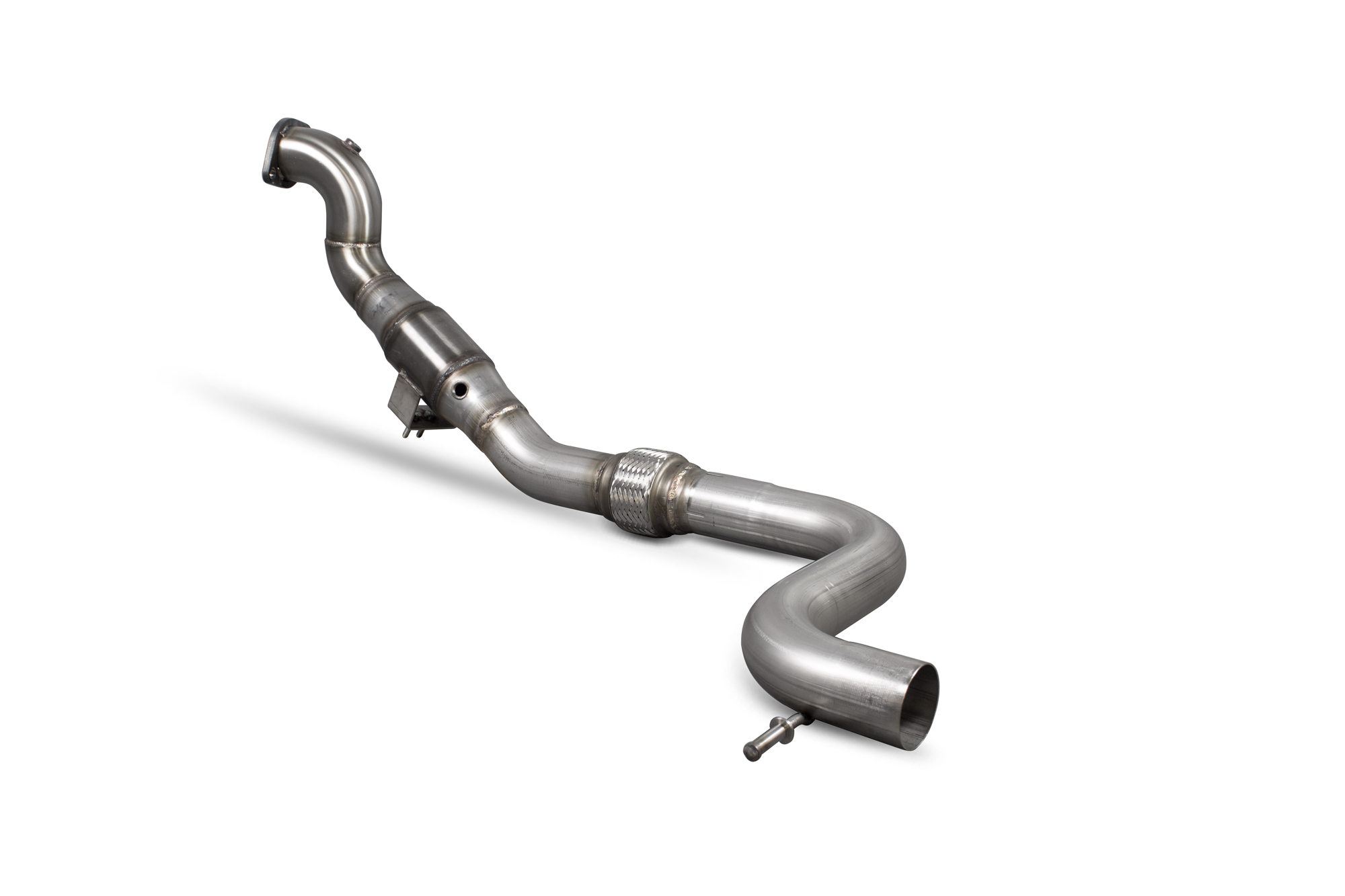 Image of Scorpion Exhausts Downpipe Met High Flow Katalysator 76mm Roestvrij Staal Ford Mustang