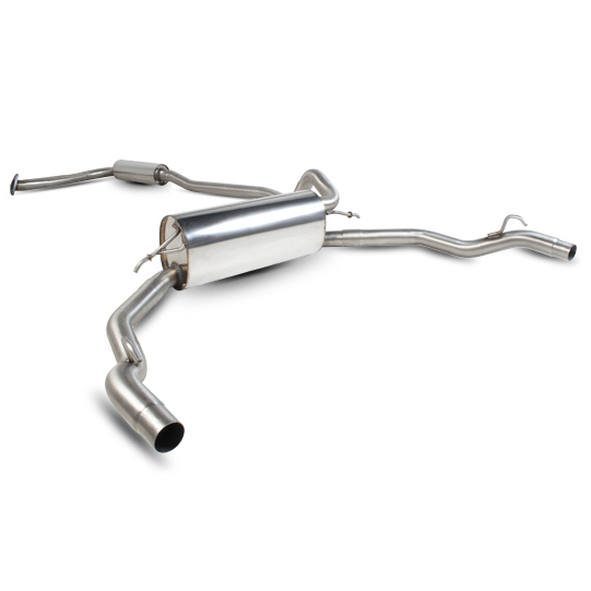 Image of Scorpion Exhausts Cat-back Uitlaatsysteem 57.1mm Roestvrij Staal Honda Civic