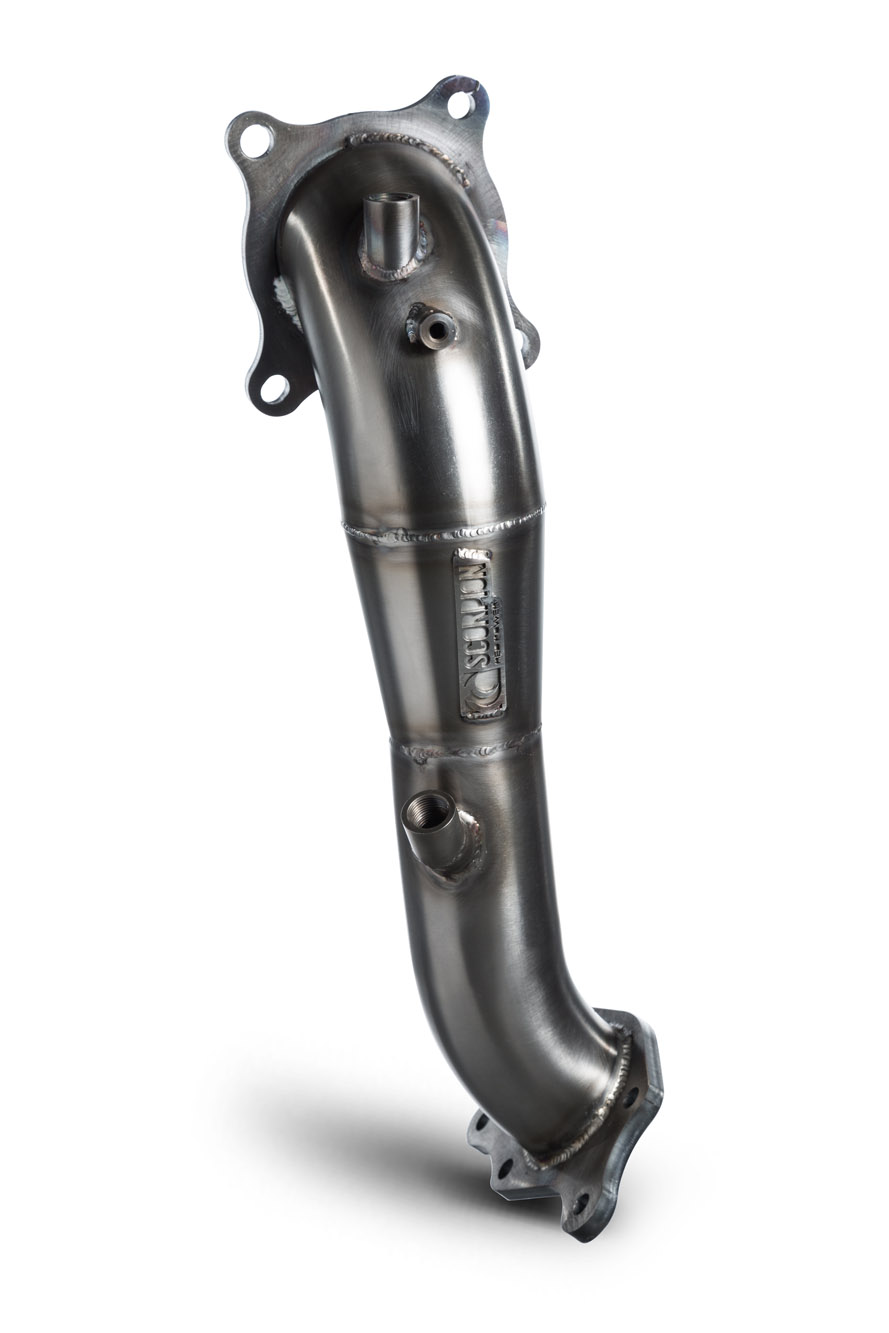 Image of Scorpion Exhausts Downpipe Met High Flow Katalysator 89.9mm Roestvrij Staal Honda Civic