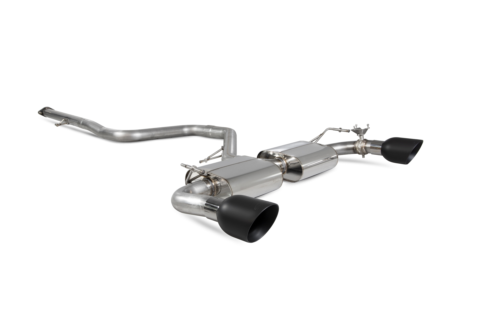 Image of Scorpion Exhausts Cat-back Uitlaatsysteem Valved Daytona Ceramic 76mm Roestvrij Staal Hyundai i30n