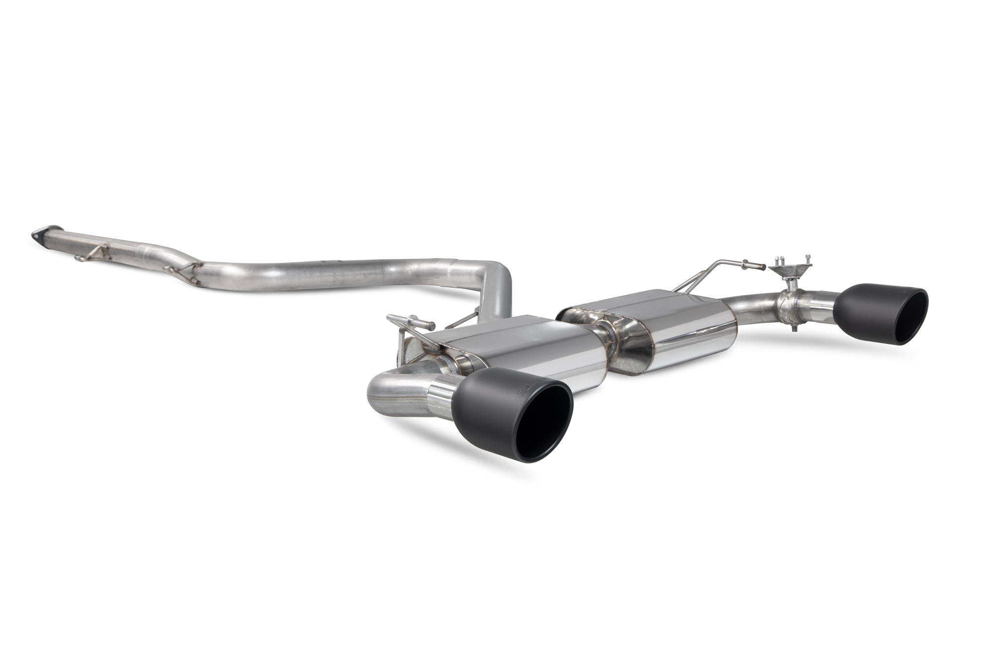 Image of Scorpion Exhausts Cat-back Uitlaatsysteem Valved Indy Ceramic 76mm Roestvrij Staal Hyundai i30n