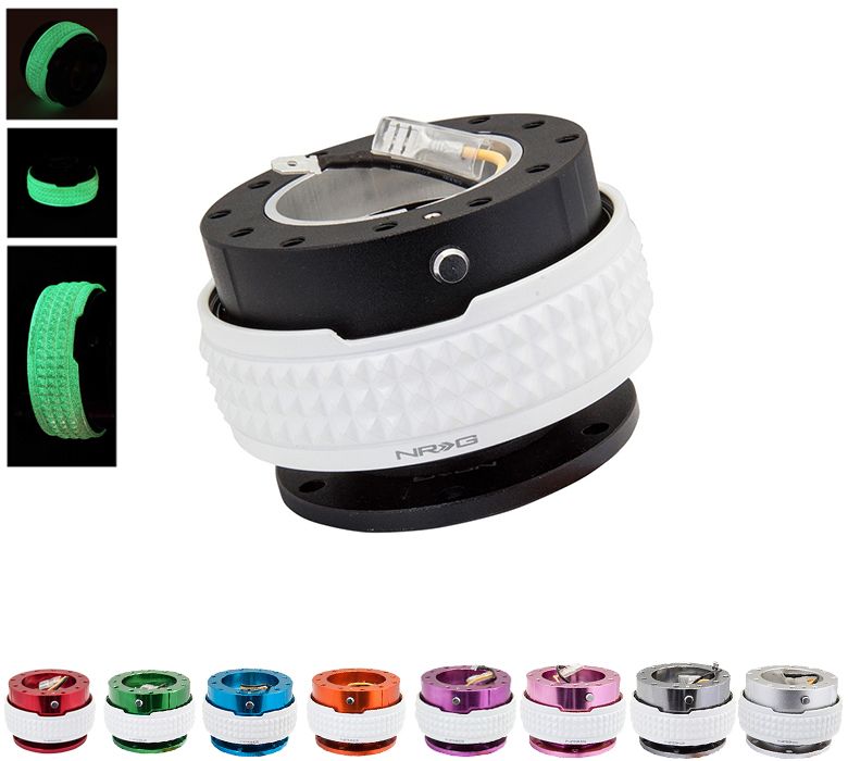 Image of NRG Innovations Snap-Off Studded Ring - Lichtgevend Aluminium