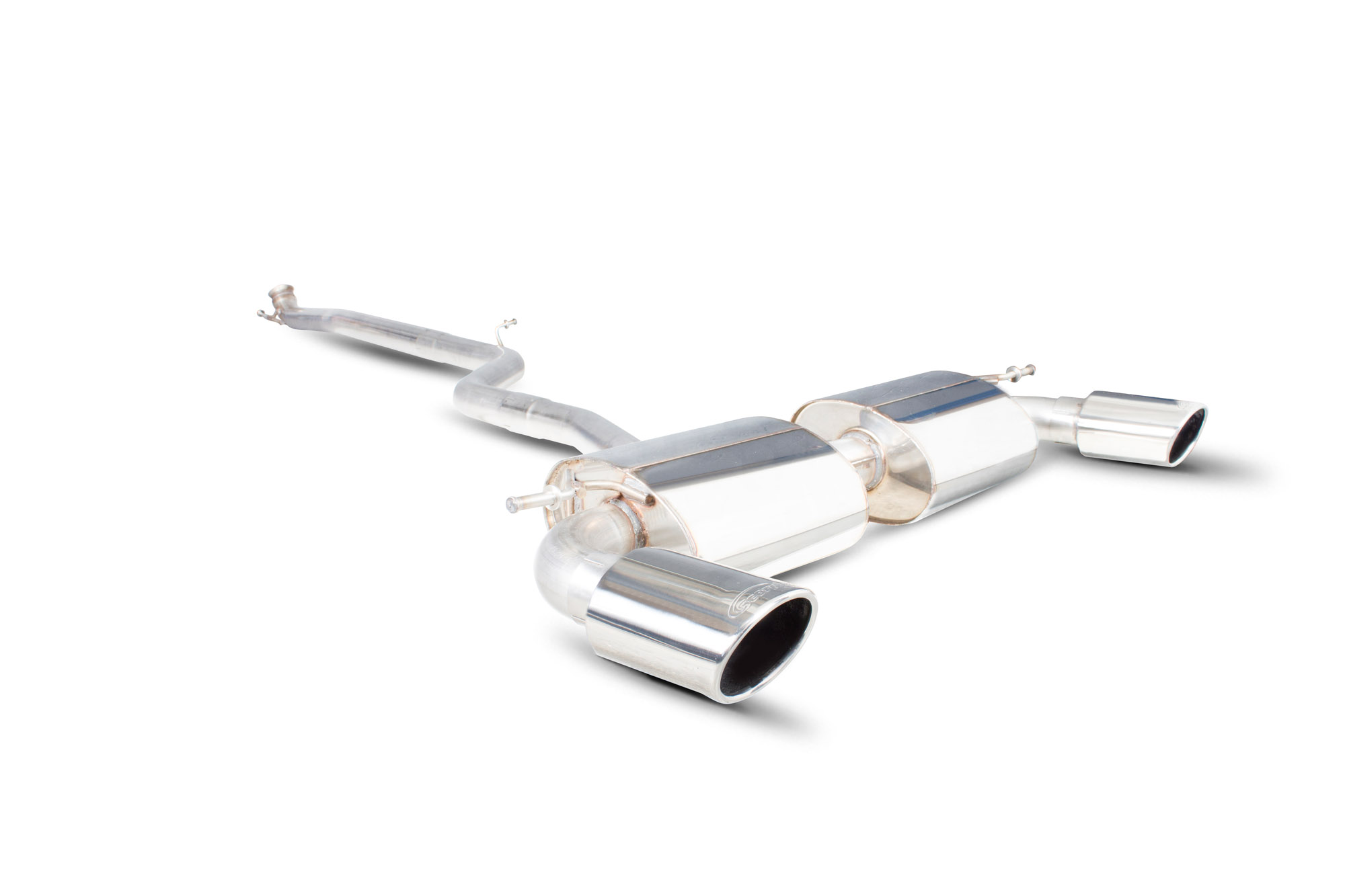 Image of Scorpion Exhausts Cat-back Uitlaatsysteem EVO 70mm Roestvrij Staal Mercedes A-Class