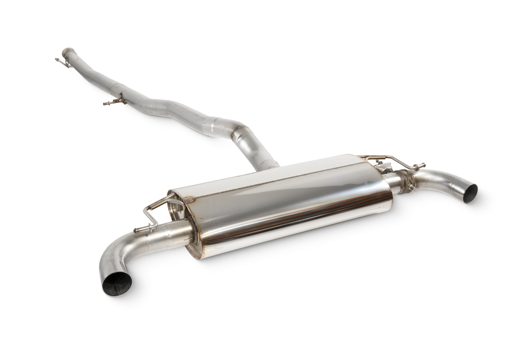 Image of Scorpion Exhausts Cat-back Uitlaatsysteem Valved 76mm Roestvrij Staal Mercedes A45