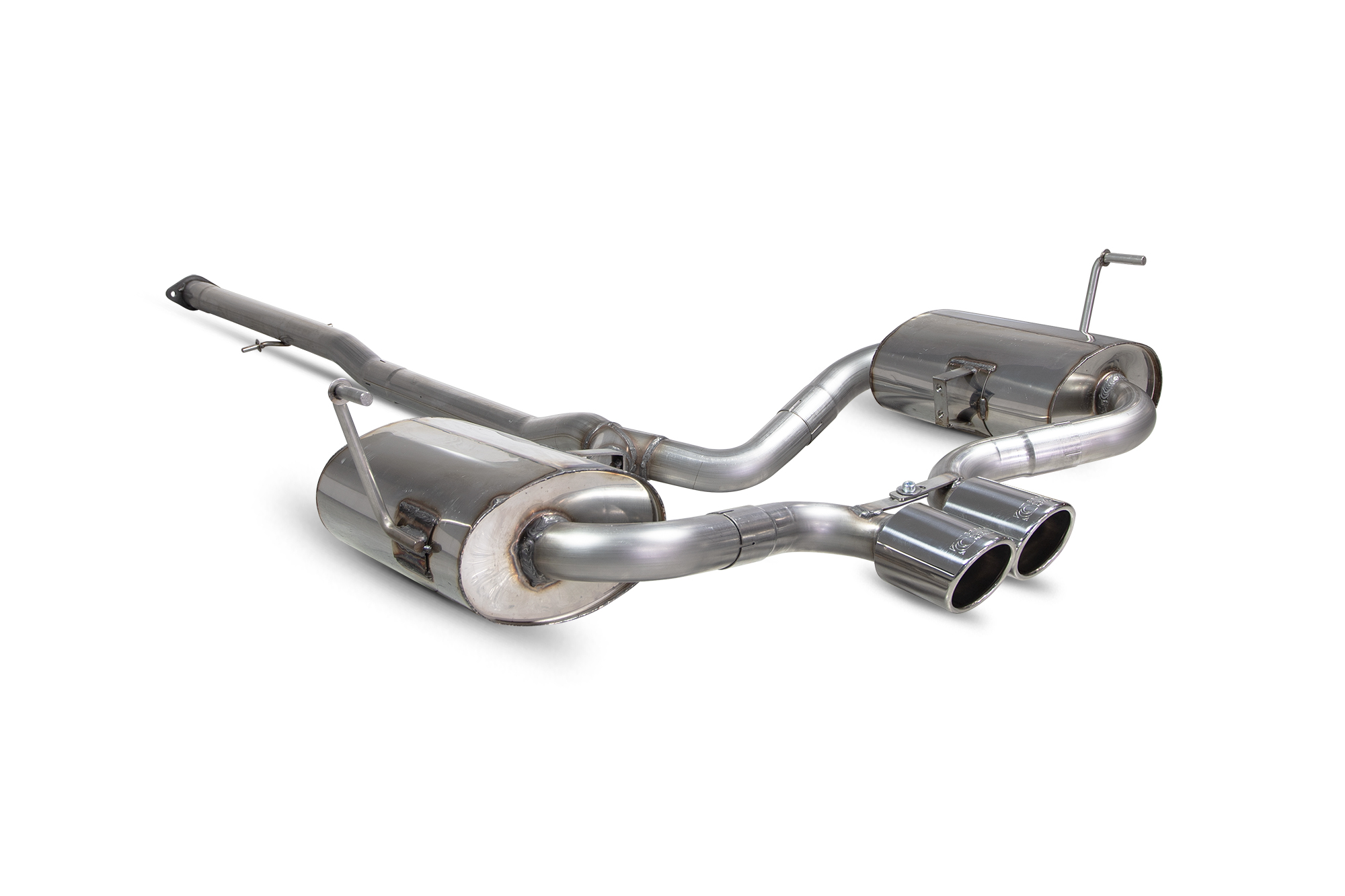 Image of Scorpion Exhausts Cat-back Uitlaatsysteem Monaco 57.1mm Roestvrij Staal Mini Cooper Cooper