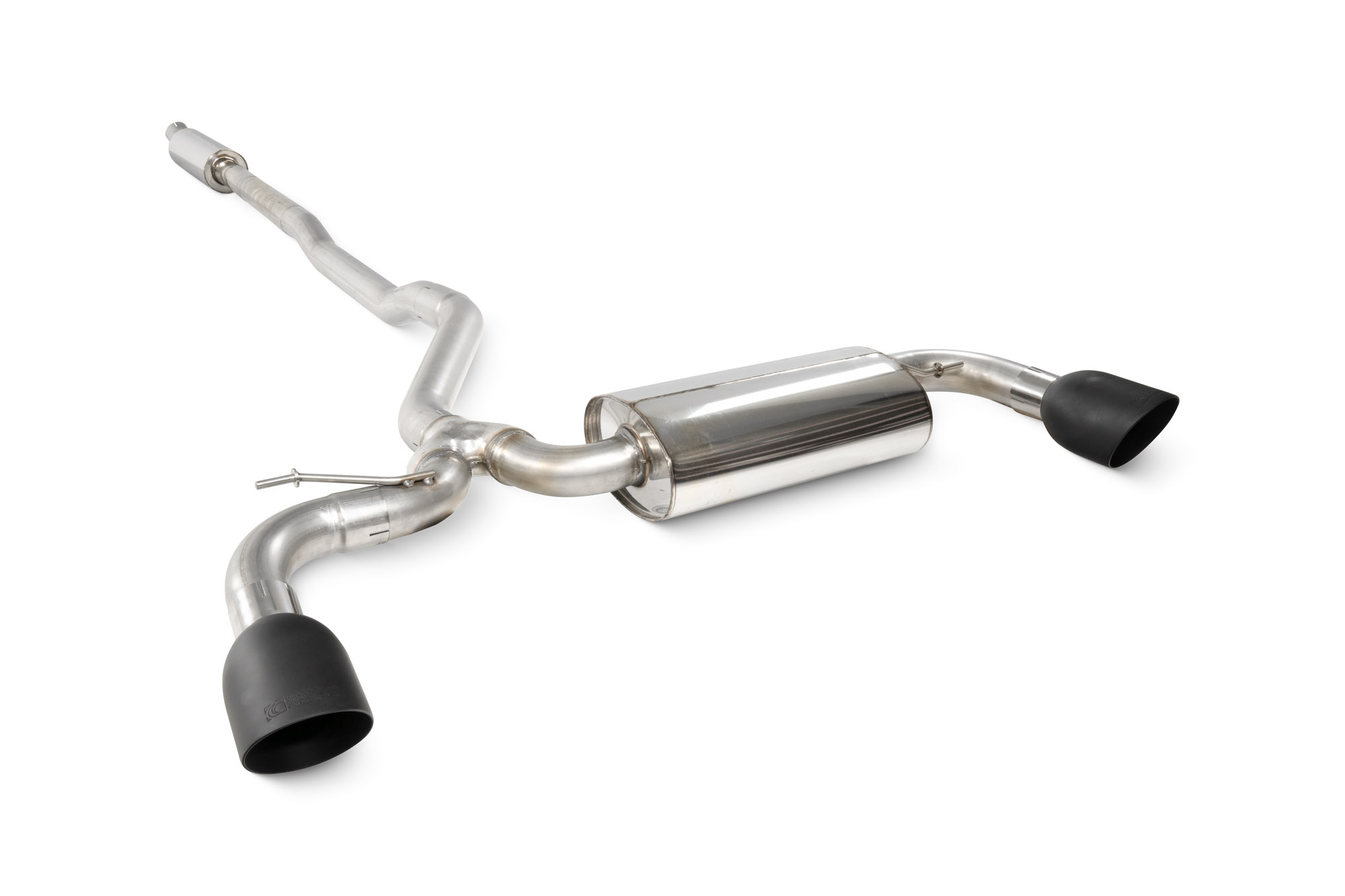 Image of Scorpion Exhausts Cat-back Uitlaatsysteem Daytona Ceramic 70mm Roestvrij Staal Mini Cooper Clubman