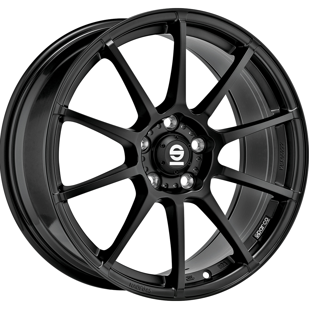 Image of Sparco Assetto Gara Velgen 19 Inch 8J ET29 5x120 Flat Black