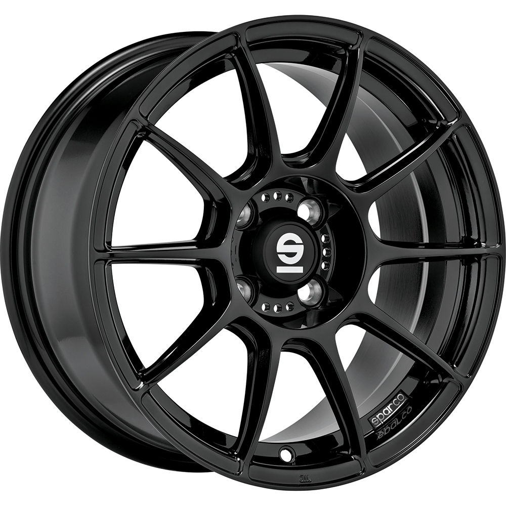 Image of Sparco FF1 Velgen 15 Inch 7J ET35 4x100 Gloss Black