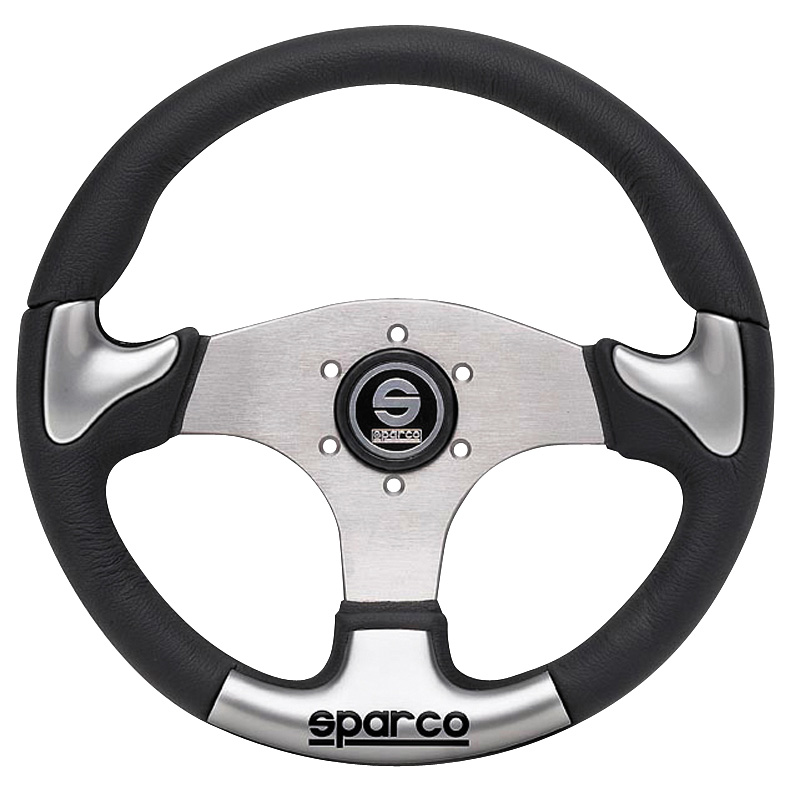Image of Sparco Stuur P222 Grijs 345mm Polyurethane