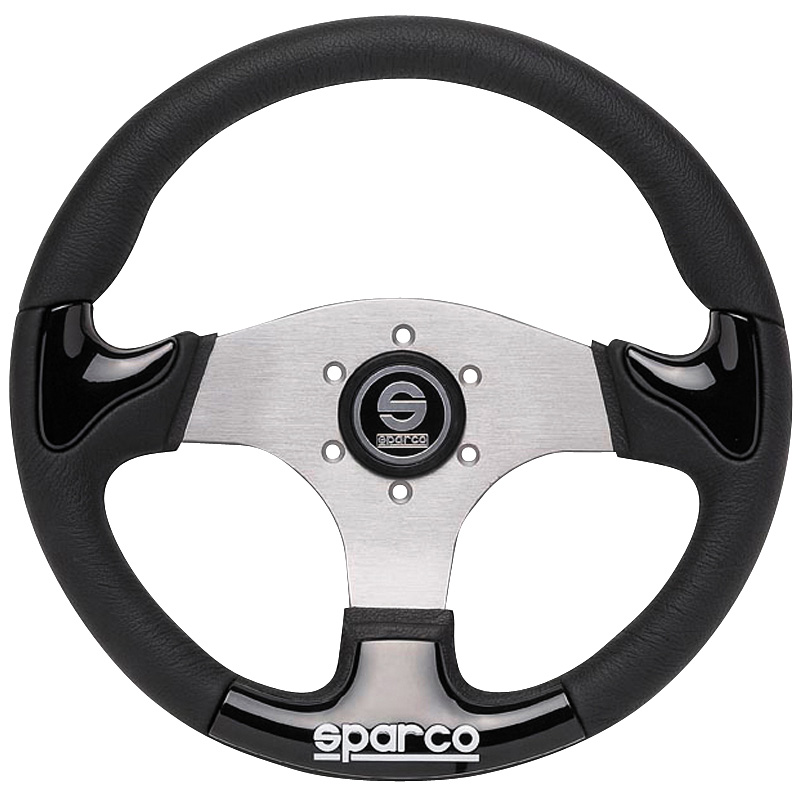 Image of Sparco Stuur P222 Zwart 345mm Polyurethane
